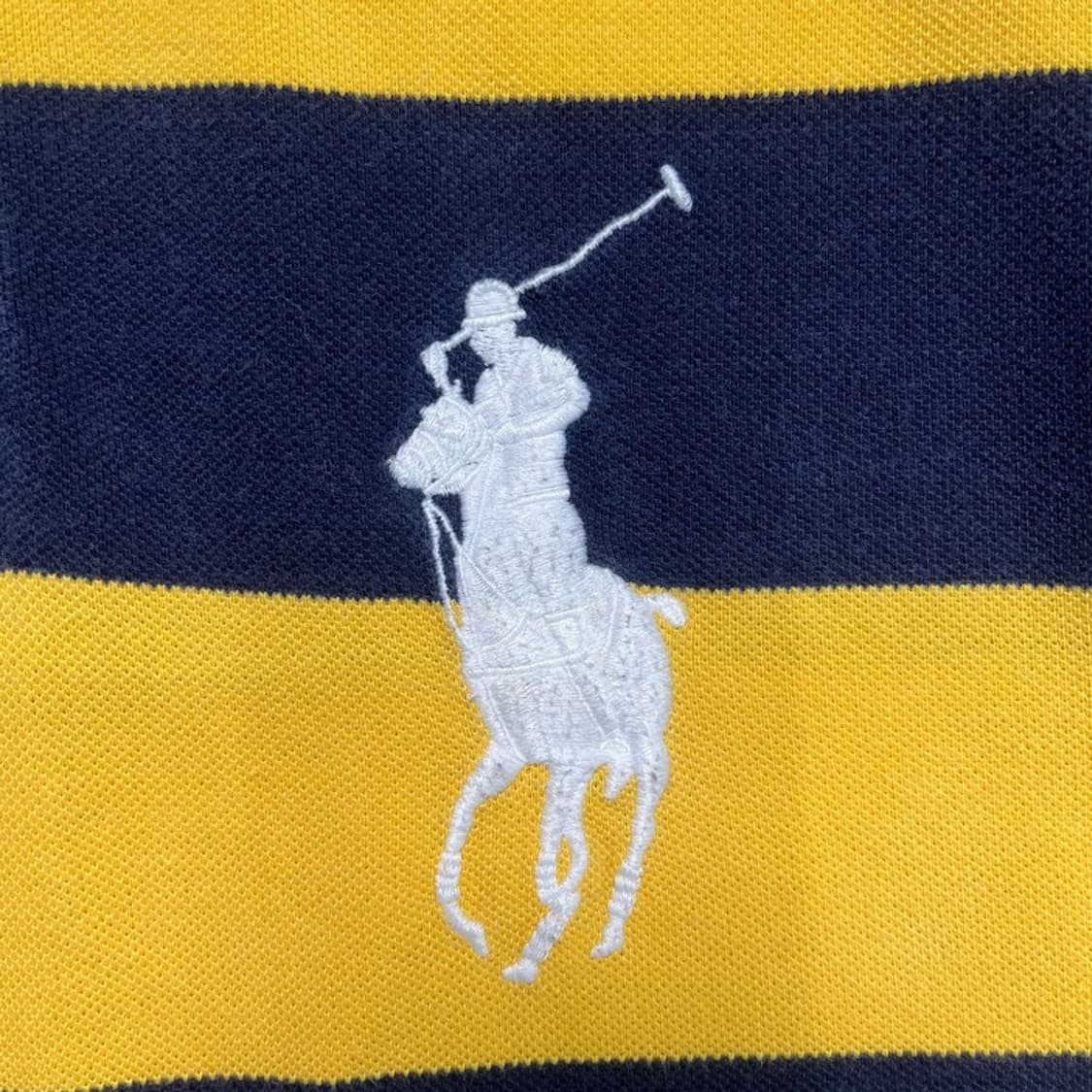  POLO BY RALPH LAUREN 스트라이프 롱슬리브 옐로우 XL 상품이미지3