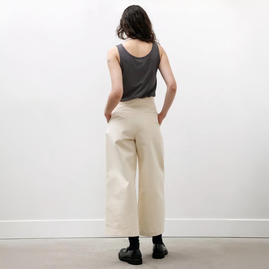 STUDIO NICHOLSON 돌도니 커브드 팬츠 - 0 상품이미지2