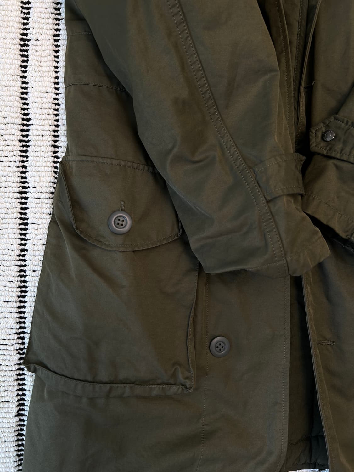 유니폼 브릿지 장진호 파카 카키 상품이미지2