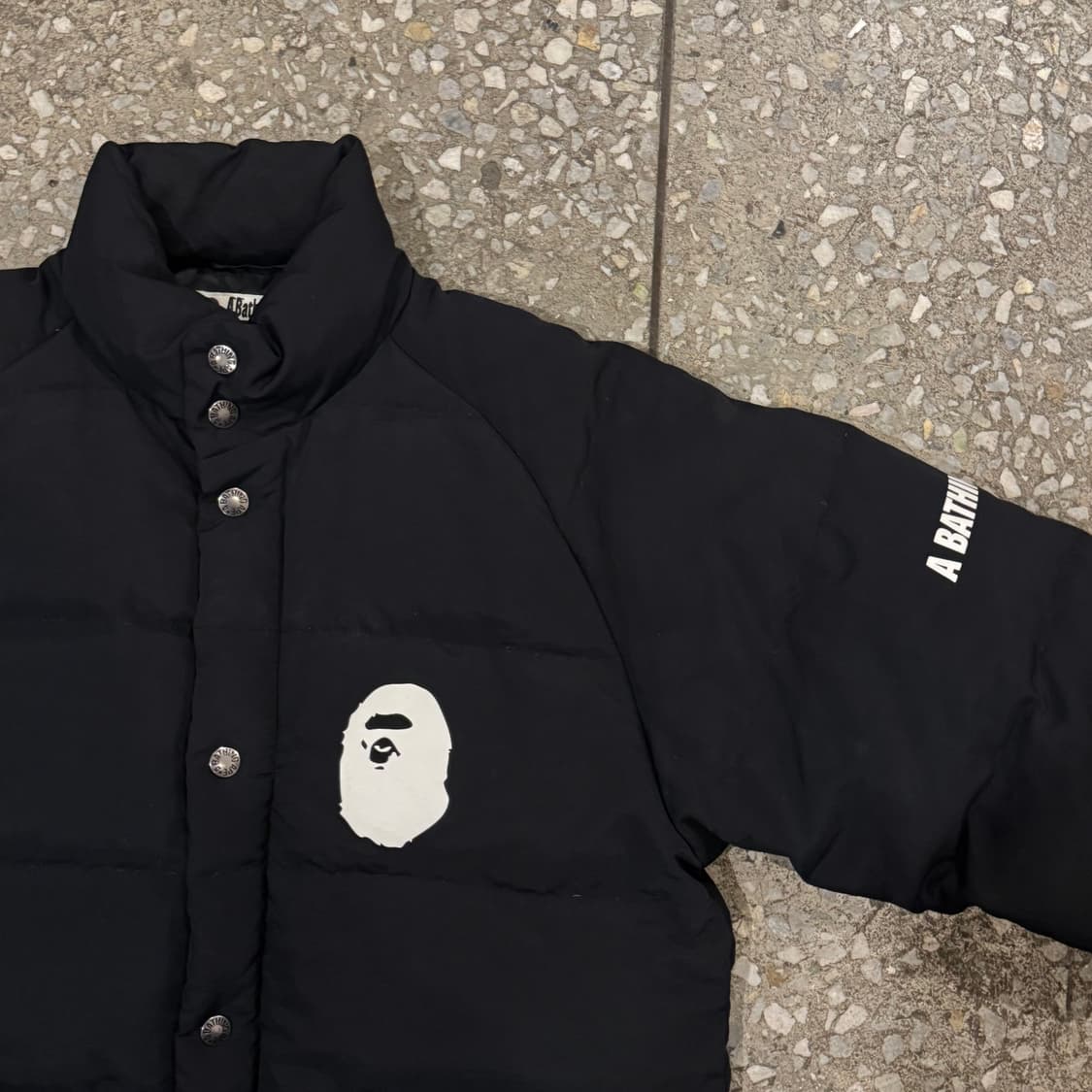 베이프 구스다운 패딩 S 상품이미지3