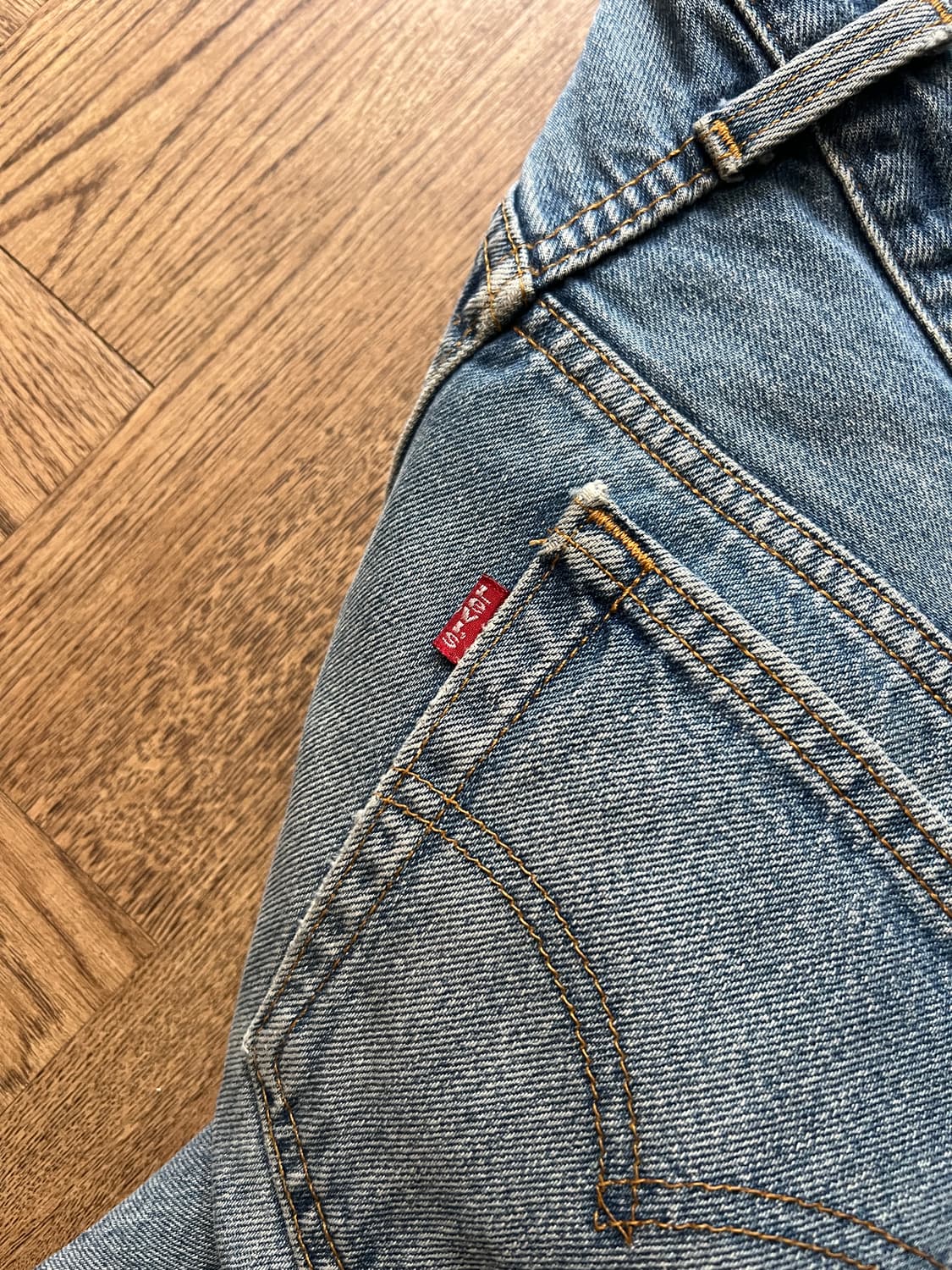 [36]90's 리바이스 501XX USA Made 데님 팬츠 S48 상품이미지7