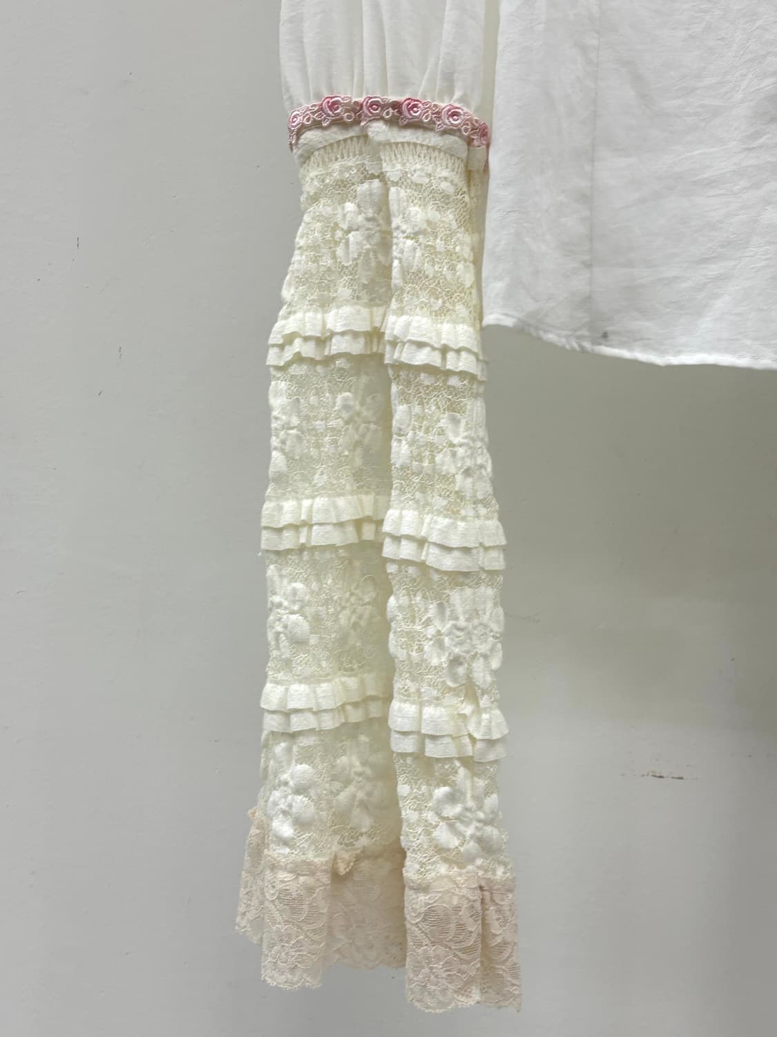 빈티지 고딕 화이트 블라우스 상품이미지8