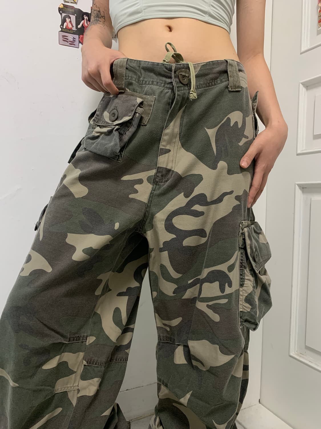 VTG 그런지 카모 카고팬츠 상품이미지3