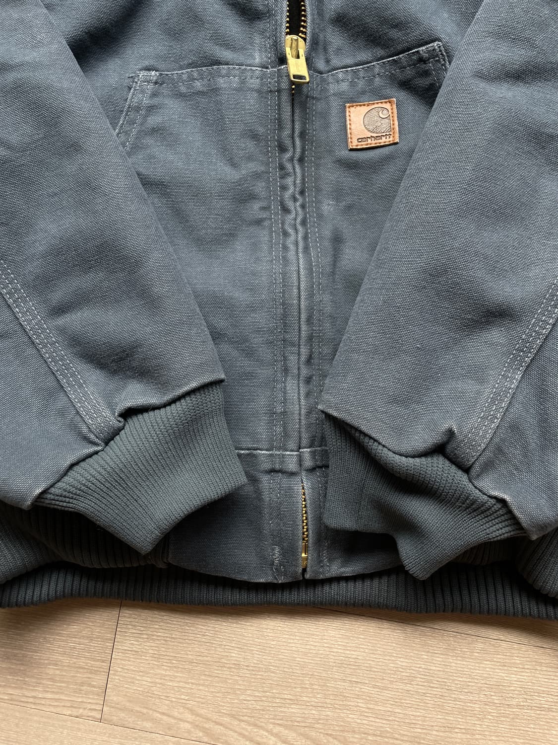 칼하트 j130 STM 스톰블루그레이 액티브 자켓 샌드스톤 상품이미지5