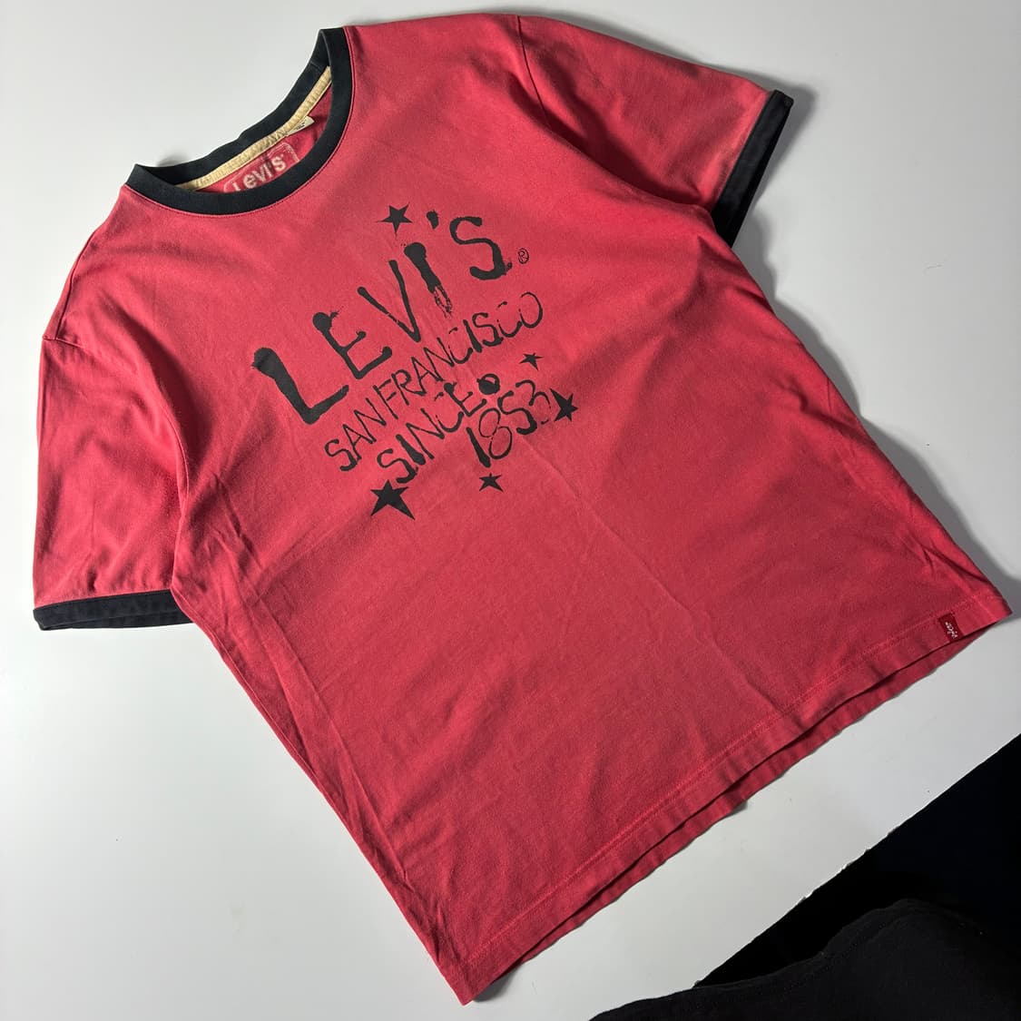 Levi's  리바이스 레드탭 코튼 빈티지 반팔 링거 티셔츠  상품이미지2