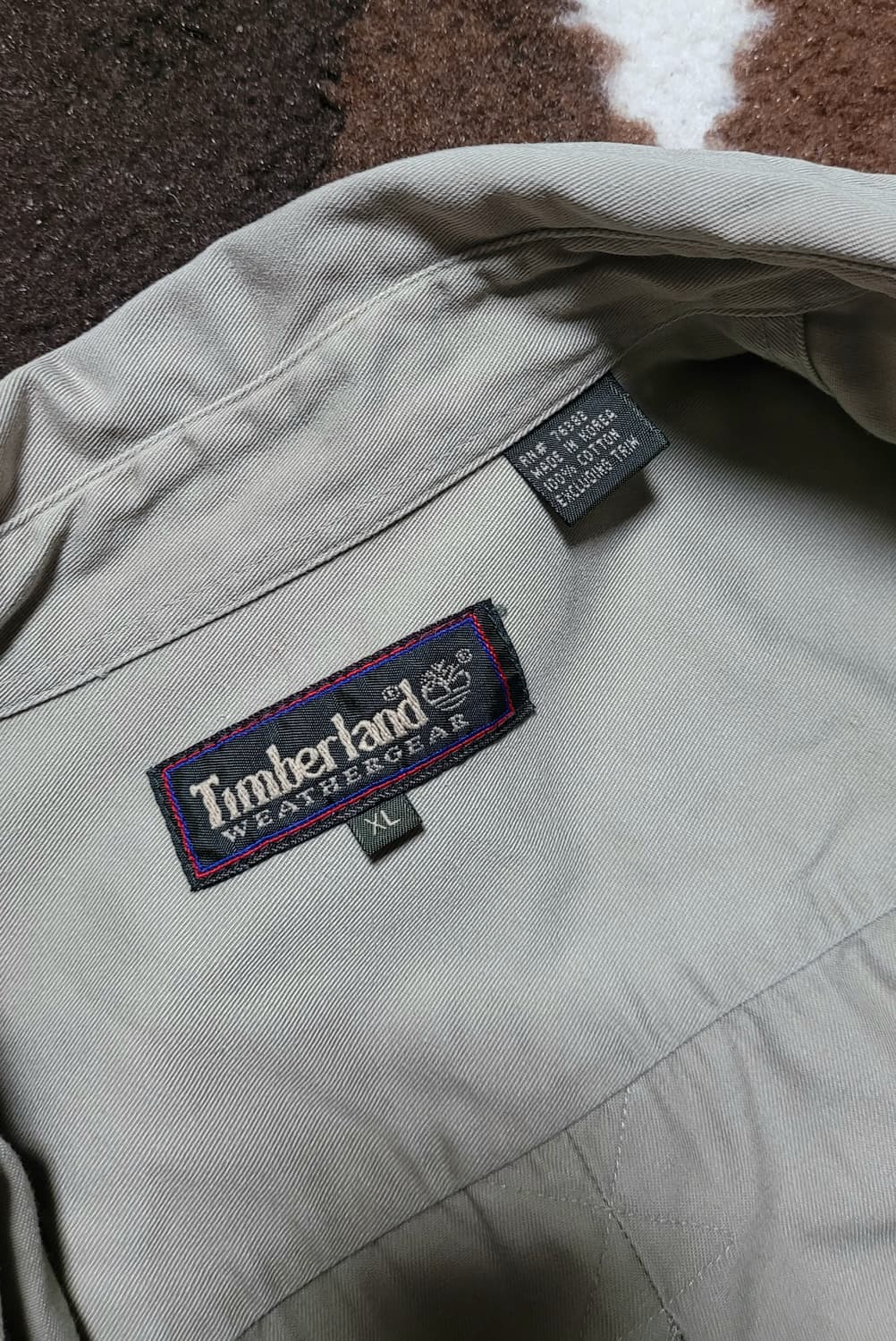 팀버랜드 남성용 카키 셔츠(XL) 상품이미지7
