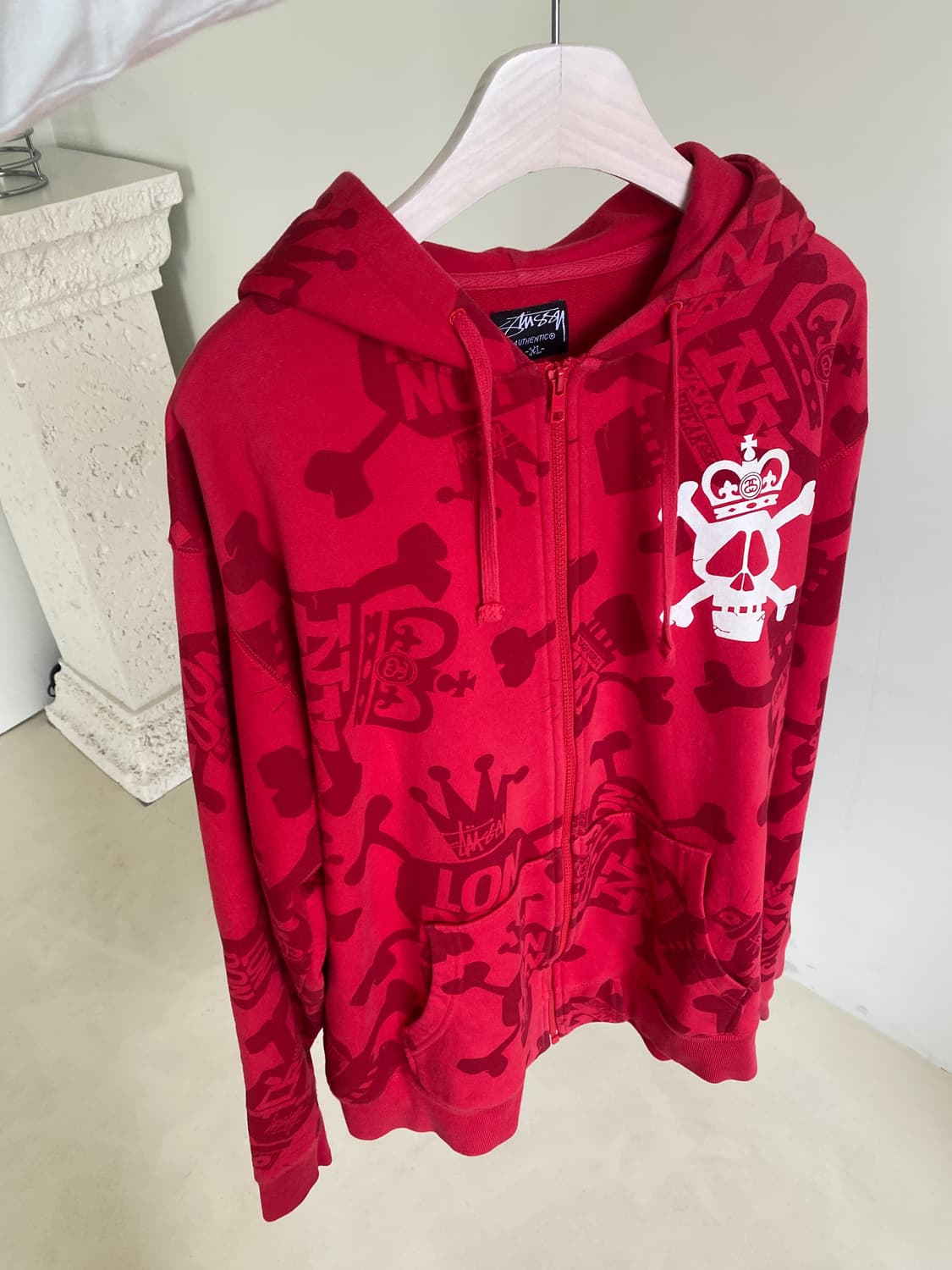 스투시 스컬시티 후드집업 상품이미지2