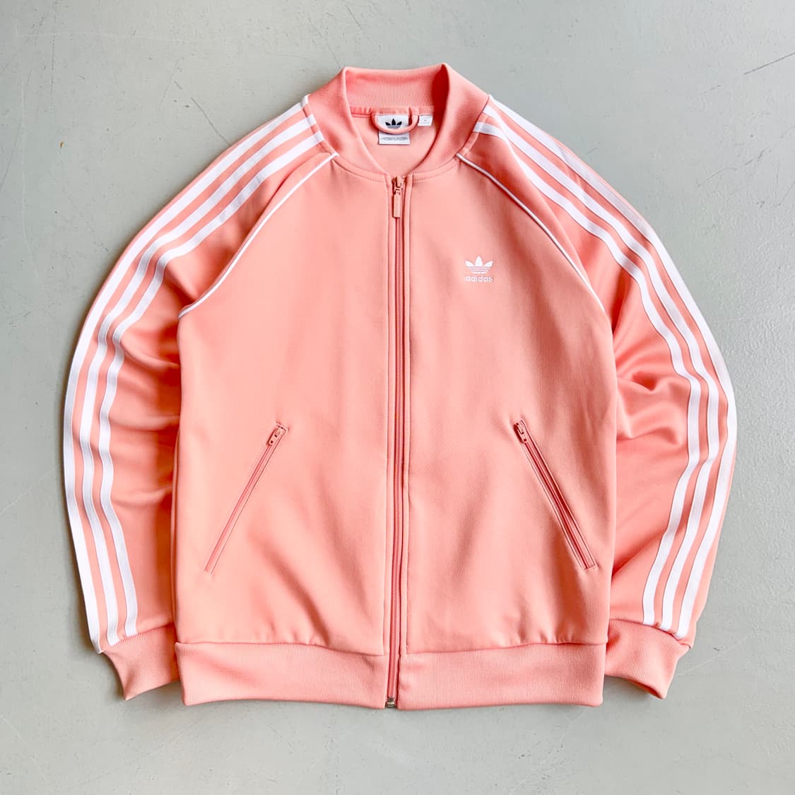 아디다스 신형 파이어버드 슈퍼스타 살구핑크 트랙탑 져지 상품이미지2