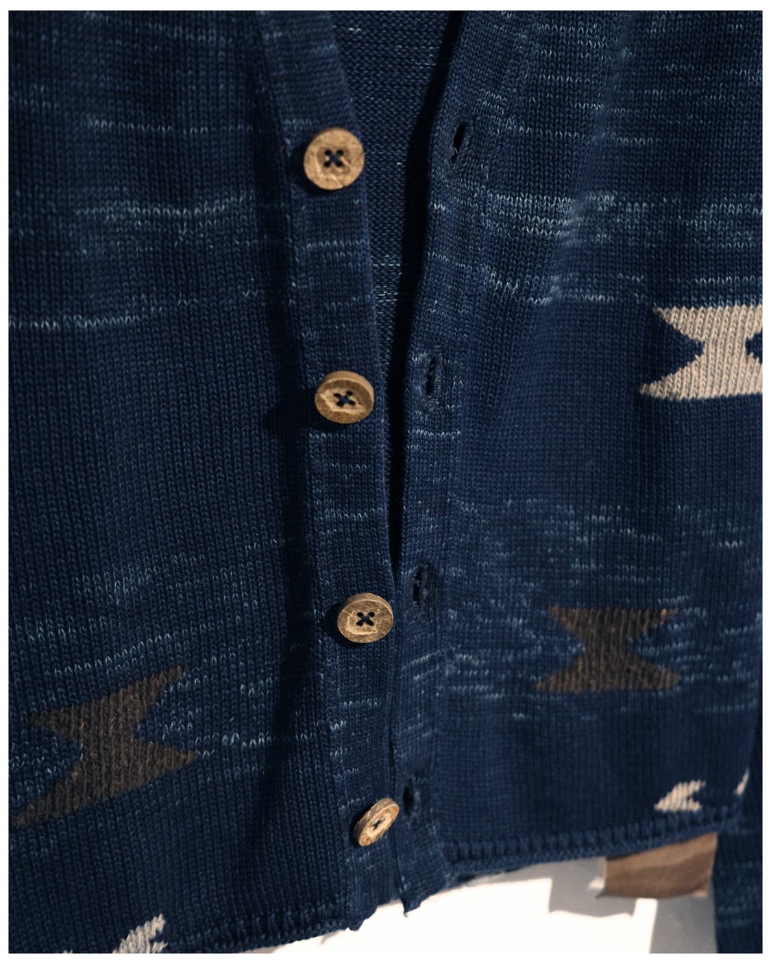 45R 코튼 자카드 가디건 2사이즈 (추천 44-55) 상품이미지7