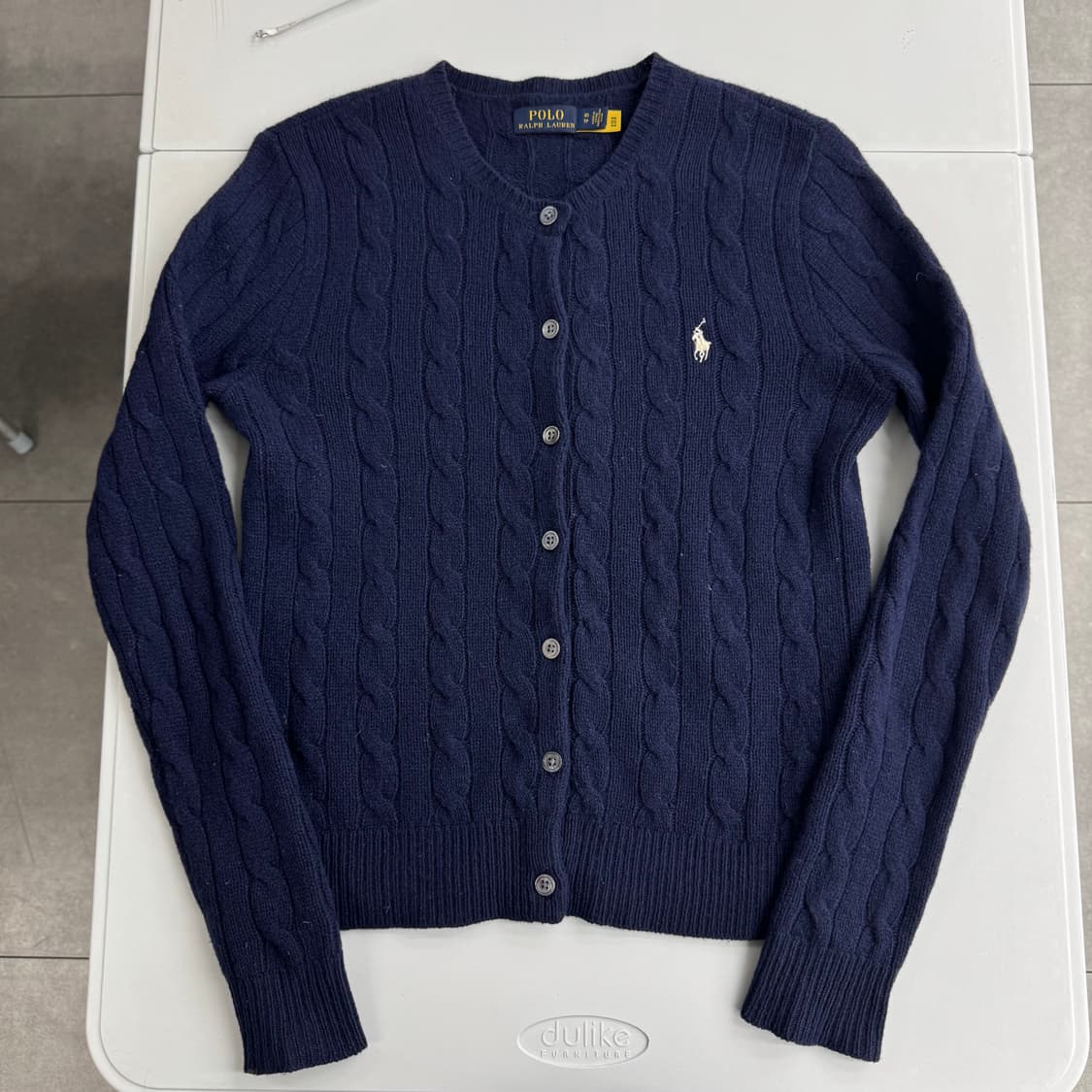 폴로 캐시미어 혼방 가디건  상품이미지2