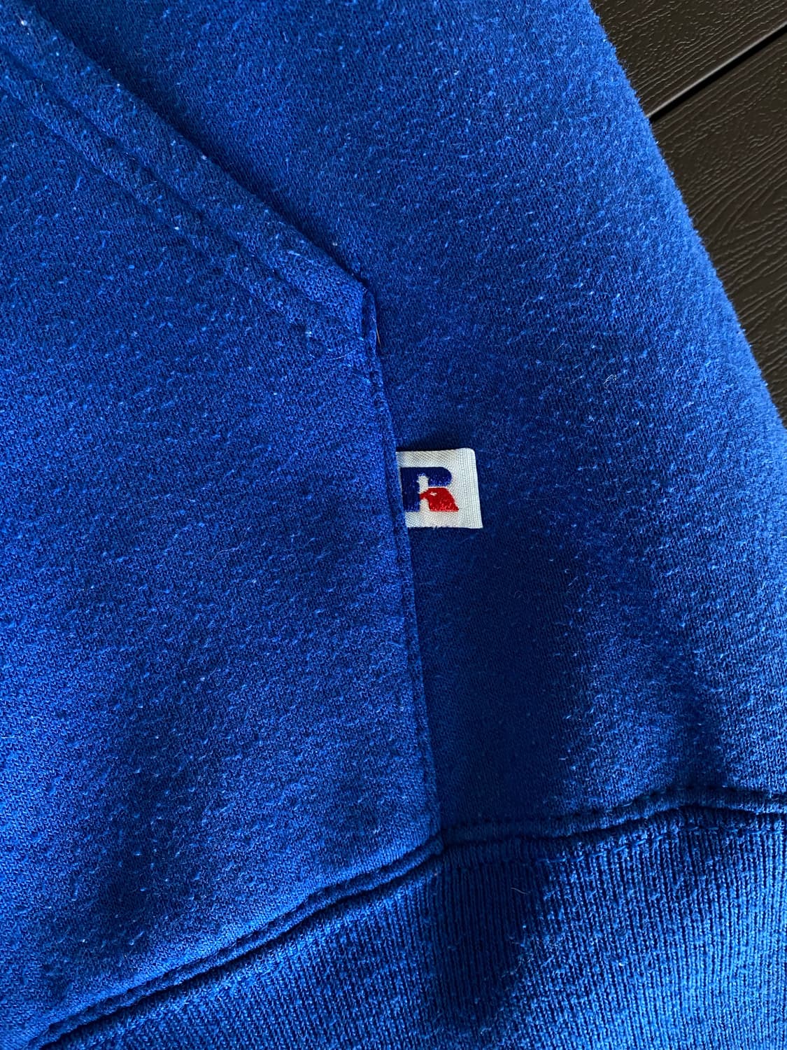 (L) 90s 빈티지 러셀 후드 블루 USA 상품이미지4
