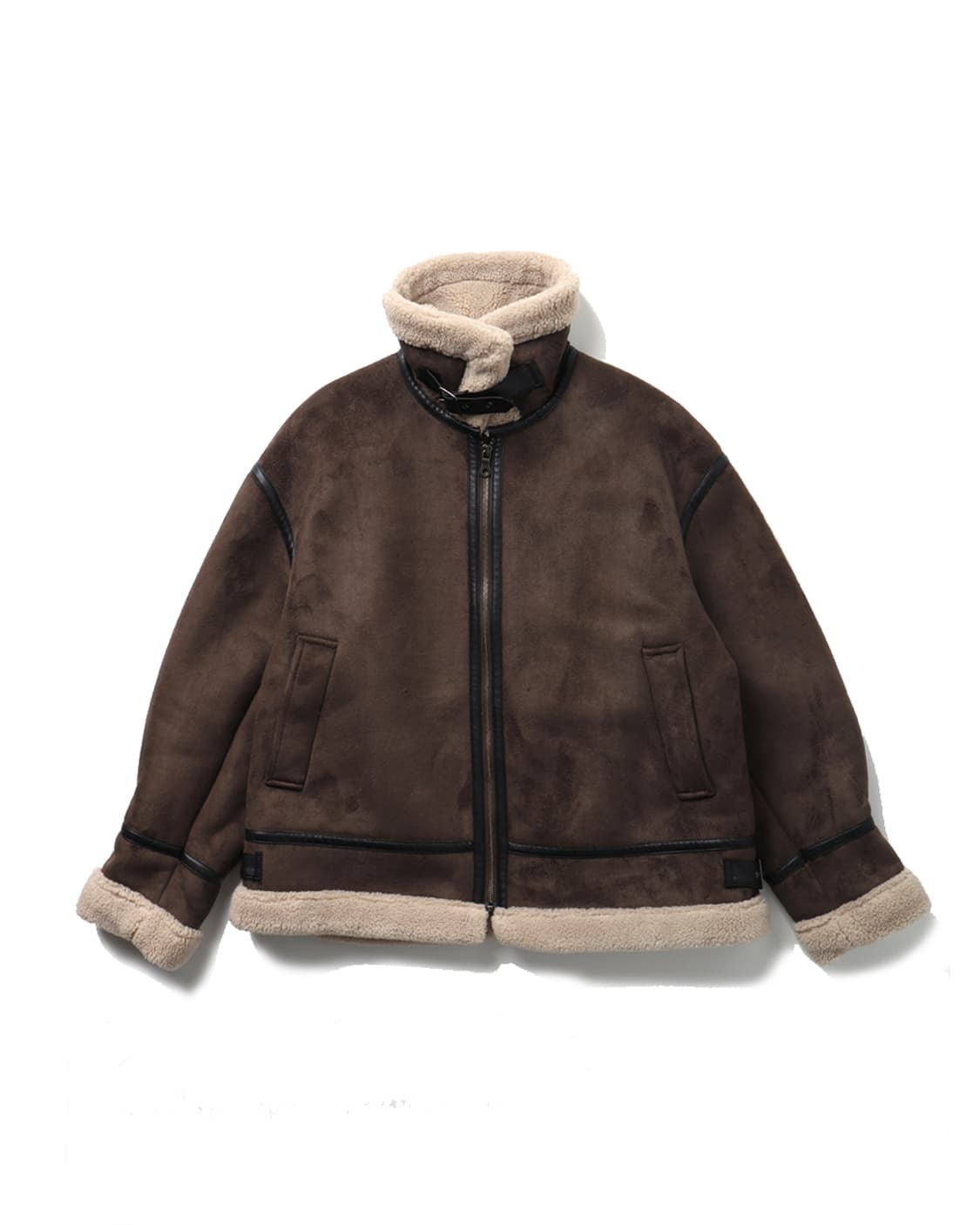 Ray BEAMS Fake Mouton Bomber Blouson 상품이미지1