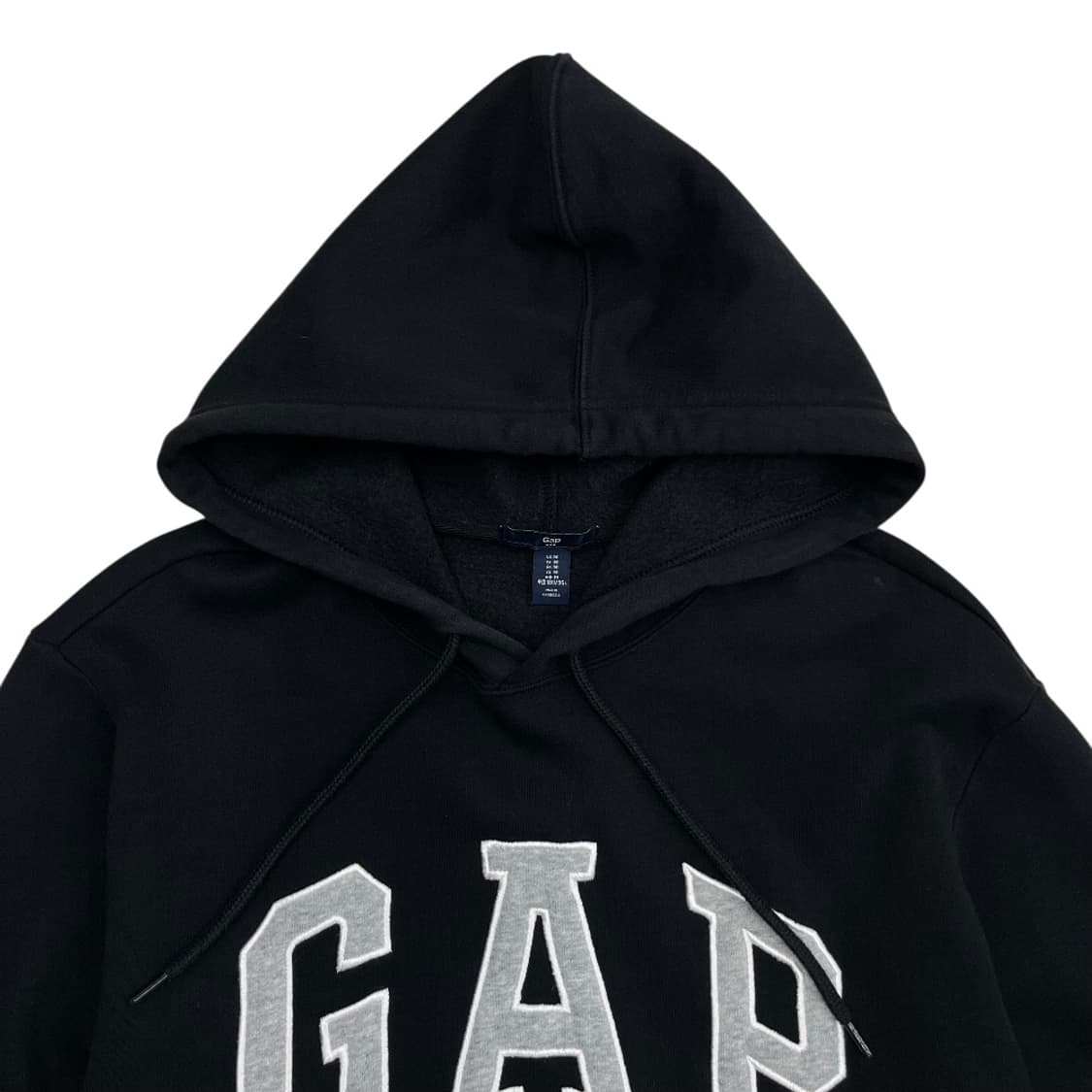 갭 센터로고 블랙 후드 M 상품이미지4