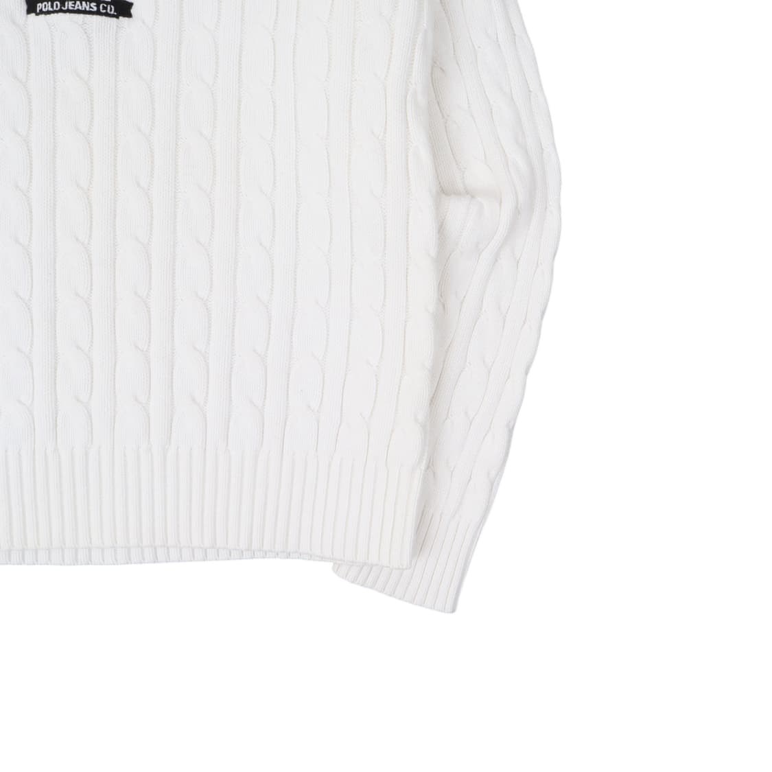 폴로진스 RL 크리켓 화이트 케이블 니트 상품이미지4