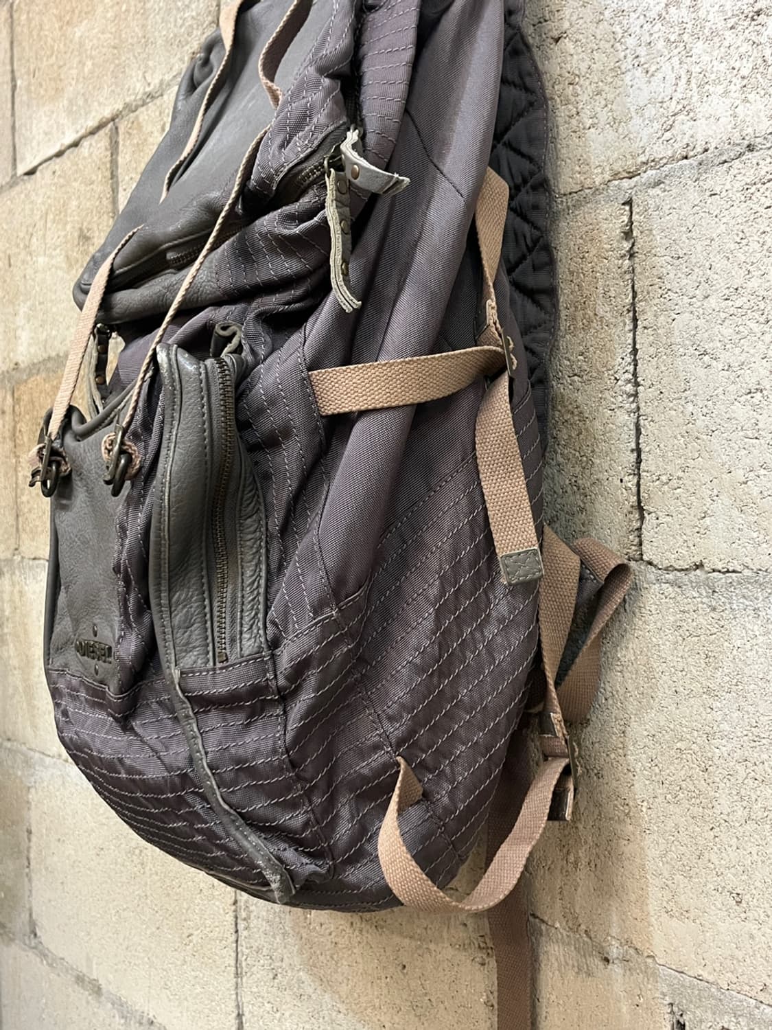 디젤 레더 테크니컬 백팩 상품이미지4