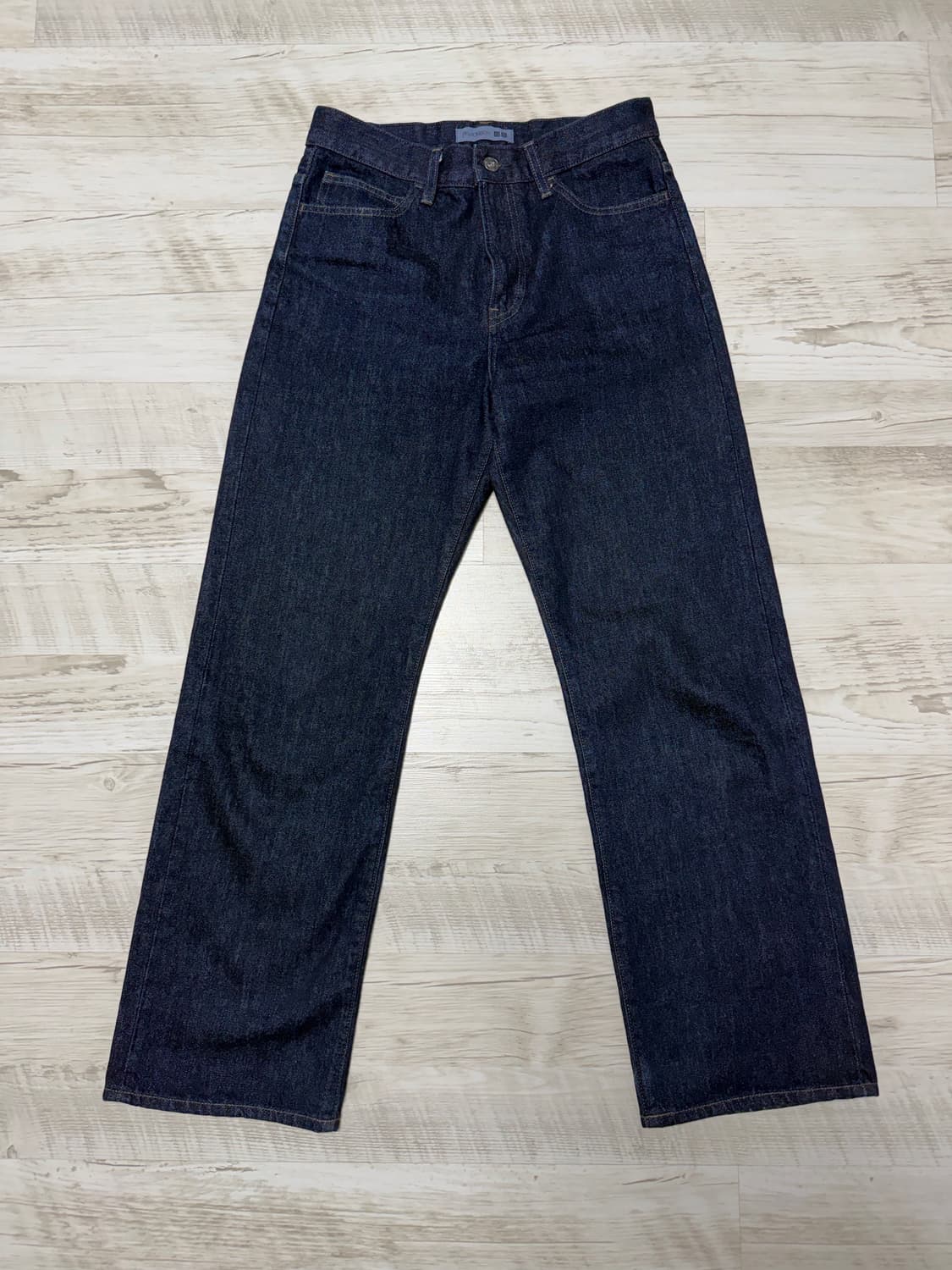 25 유니클로 스트레이트진 jwa 69 네이비 색상 상품이미지1