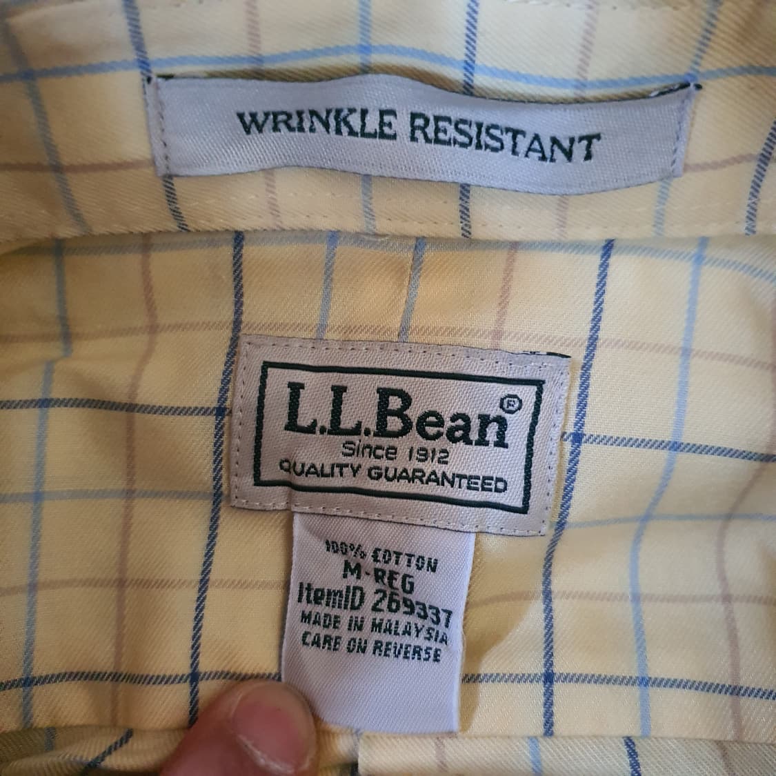 엘엘빈 링클 레지스턴트(구김 방지) 코튼 셔츠 no.80 상품이미지4