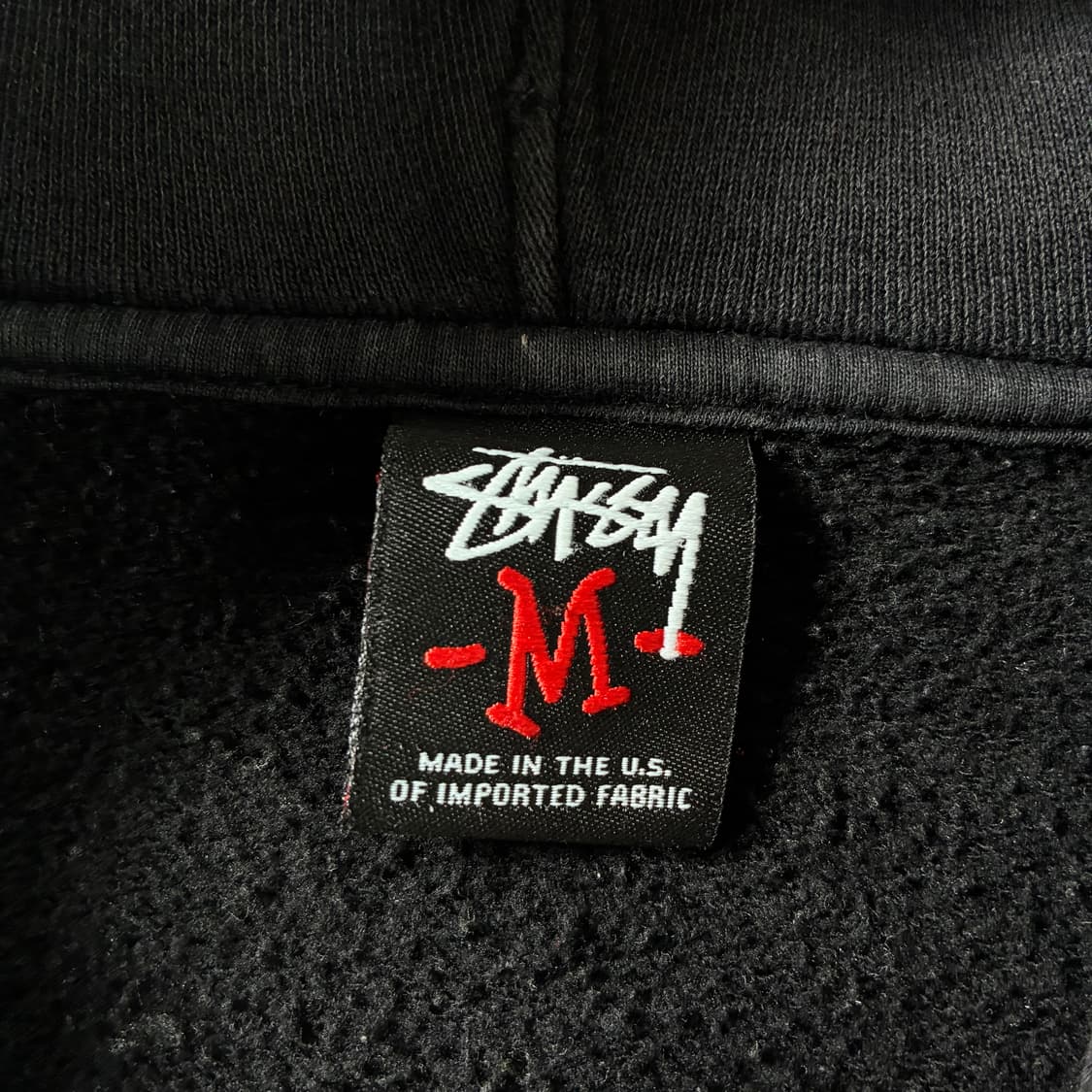 Stussy  스투시 x 배틀 액스 00,s 스컬 블랙 후드집업  상품이미지8
