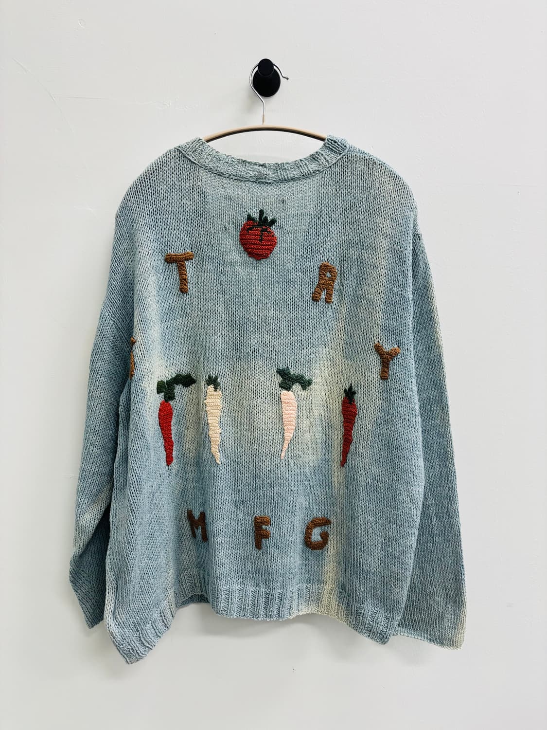 Story mfg. 22ss 핸드 니트 자수 가디건 상품이미지3