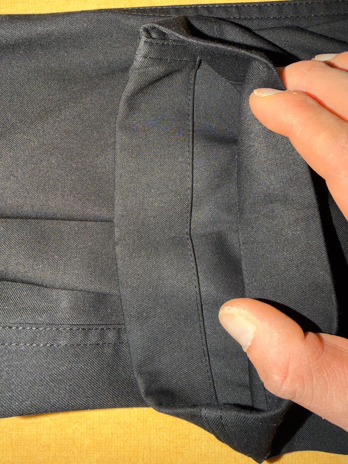 Another Office 산티아고 슬랙스 스탠다드 블랙 상품이미지4