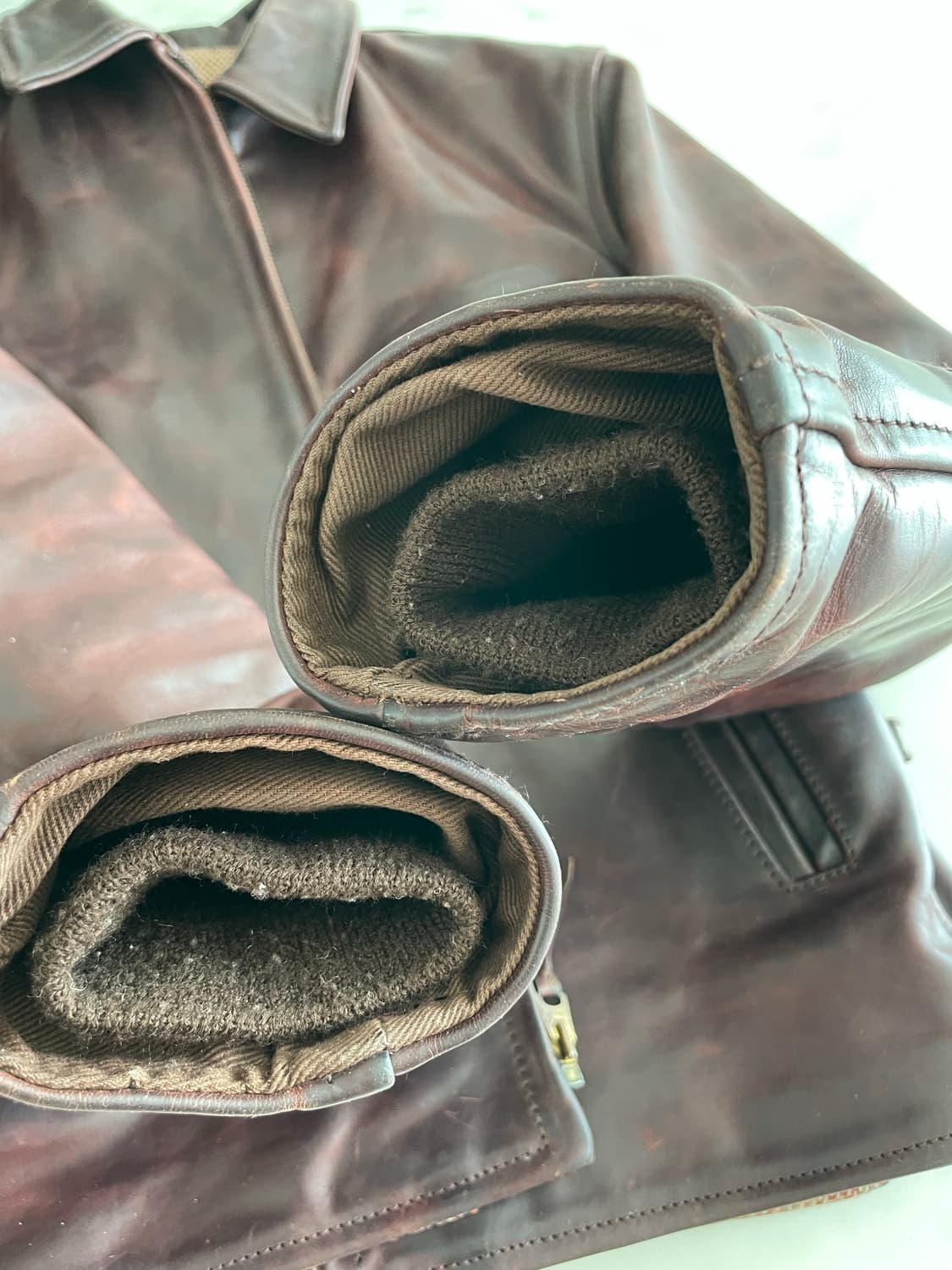 [38] 에어로레더 하프벨트 크롬악셀 호스하이드 말가죽 코도반 상품이미지8