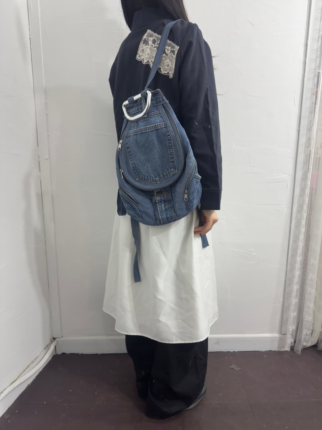 denim twoway bag 상품이미지5