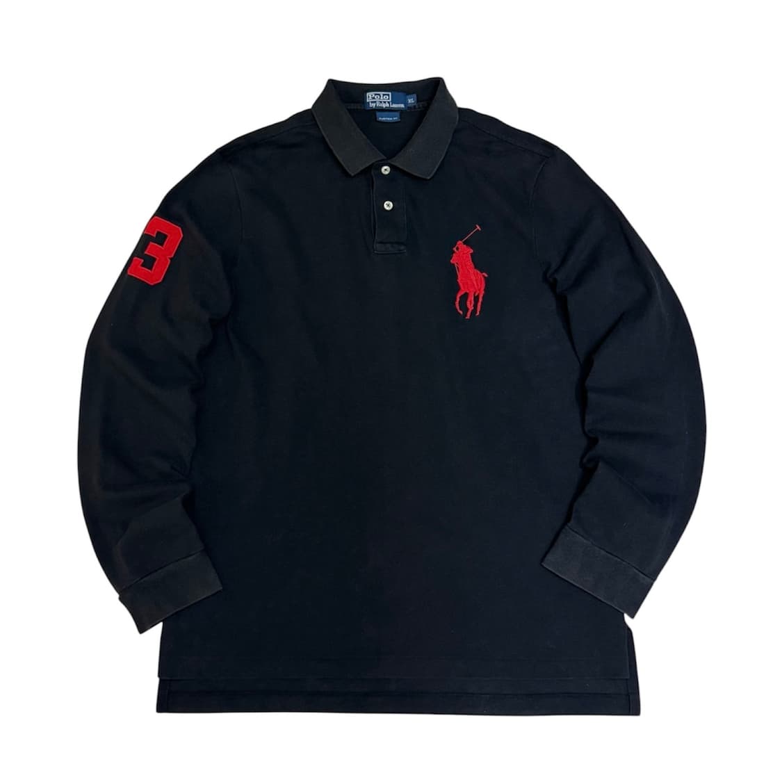 폴로 랄프로렌 빅포니  블랙 카라티 XL 상품이미지1