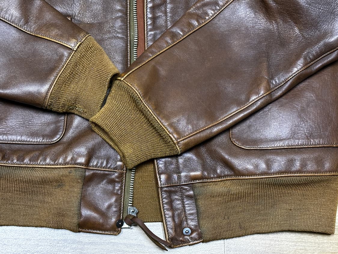 이스트맨레더 A2 호스하이드 플라이트자켓 상품이미지7