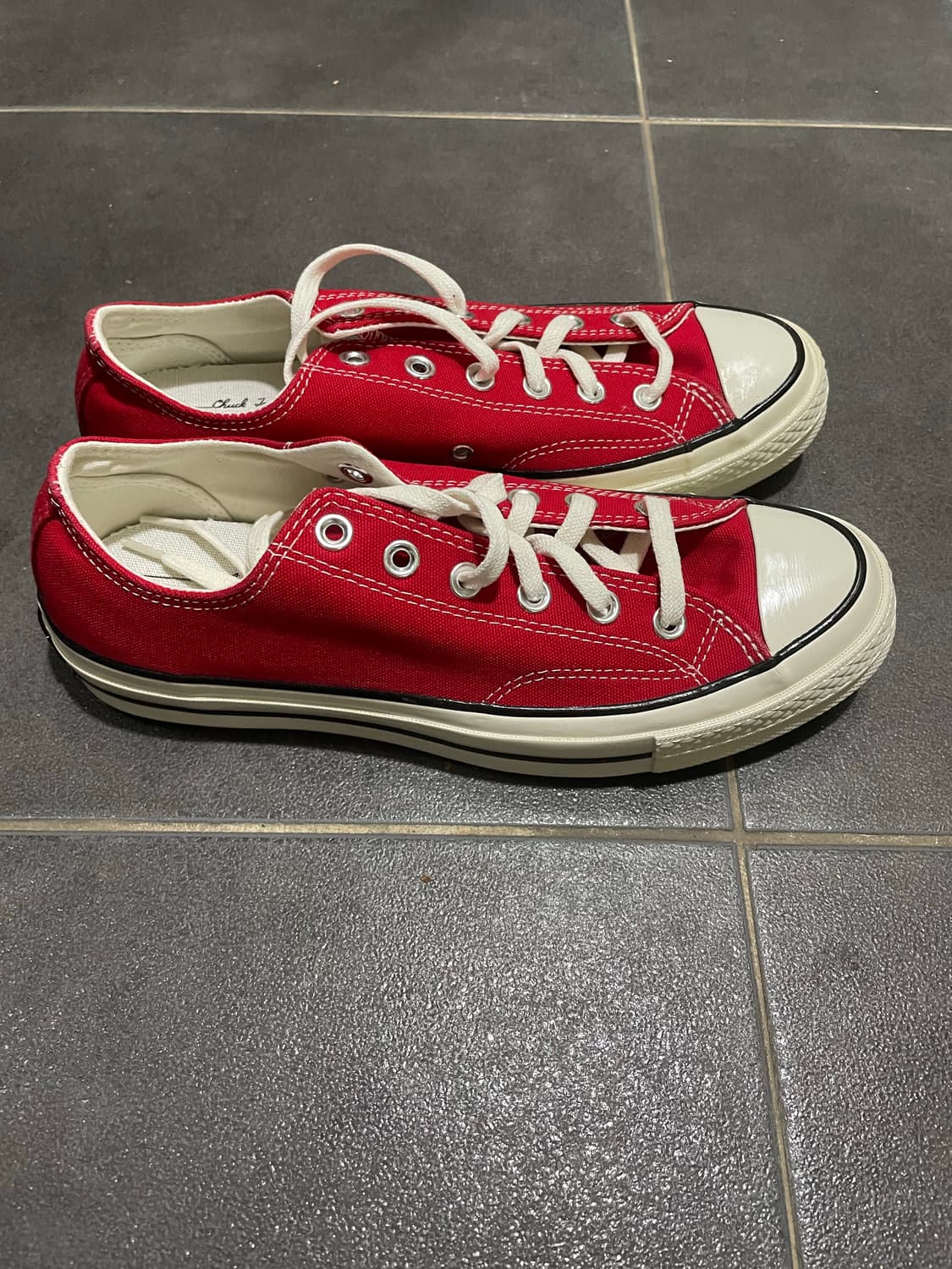 [260]컨버스 레드 로우 텍제거한 새상품 상품이미지3