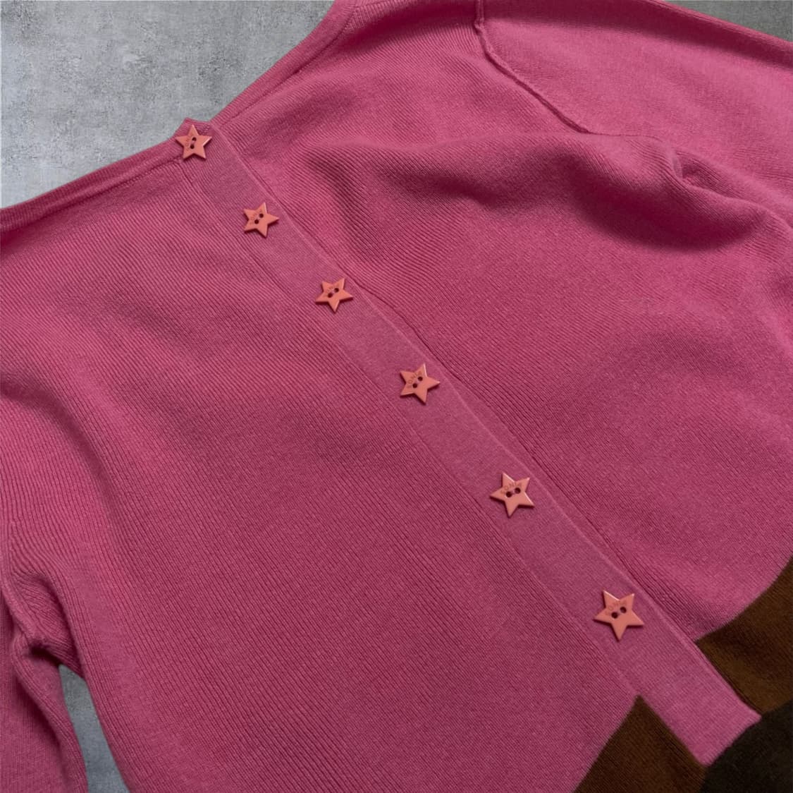 소니아 리키엘 Sonia rykiel 핑크 스퀘어넥  슬림핏 니트 M 상품이미지7