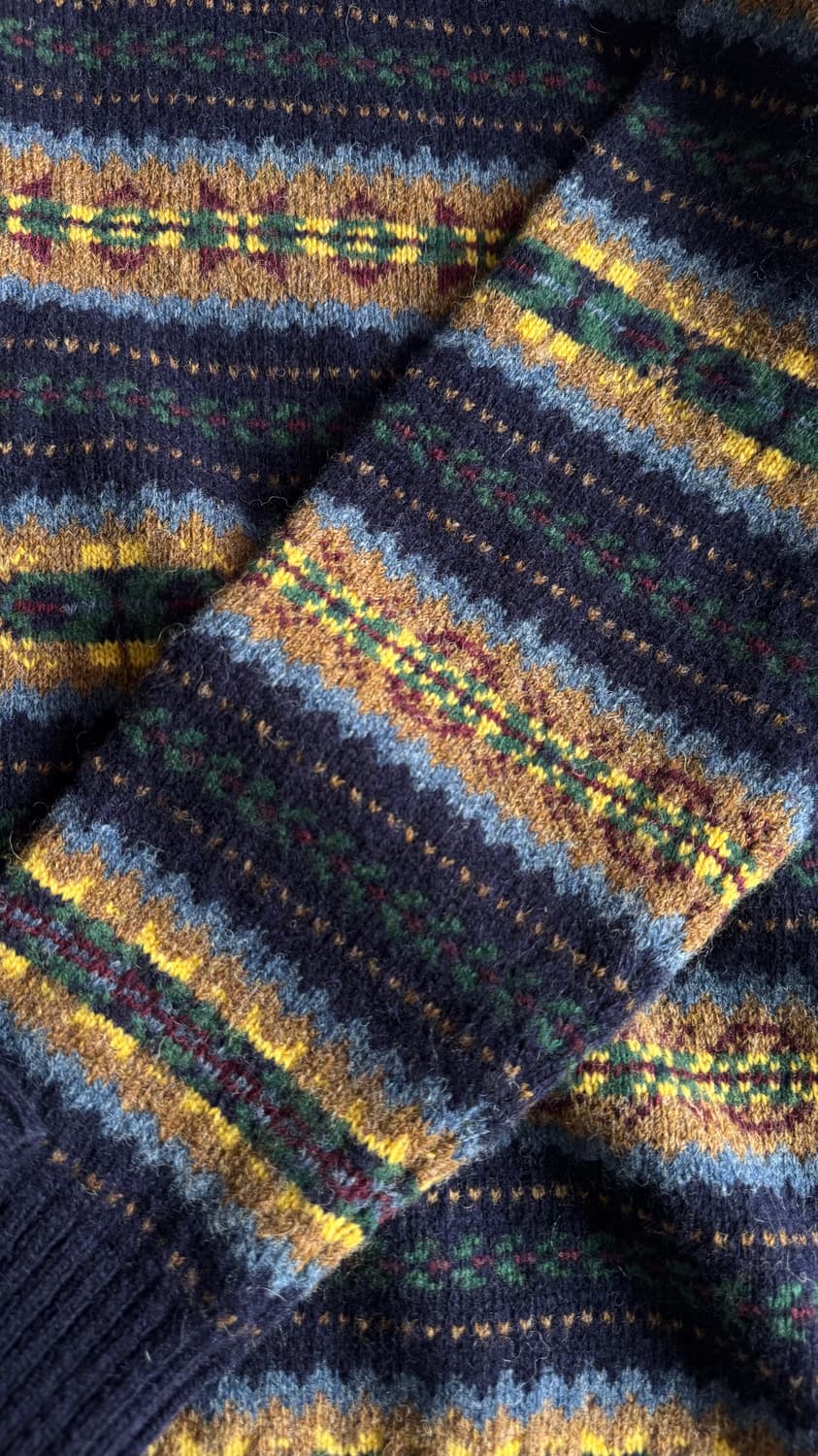 폴로 랄프로렌 페어아일 울 니트 L 상품이미지3