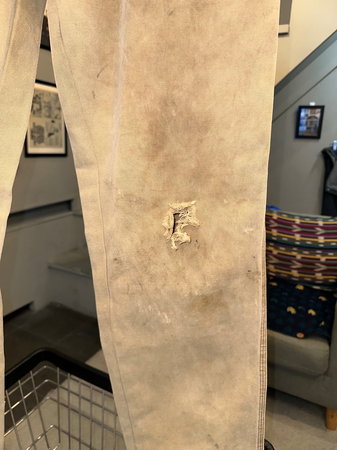 00’s Dickies distressed single work pant 상품이미지7