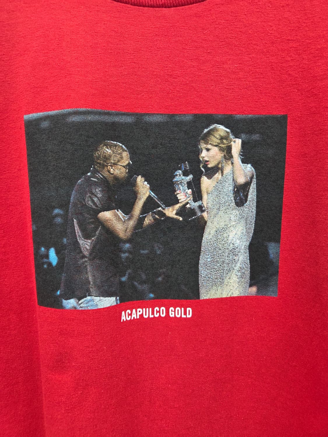 L 아카폴코 골드 Acapulco Gold 레드 프린팅 반팔 티셔츠 상품이미지3