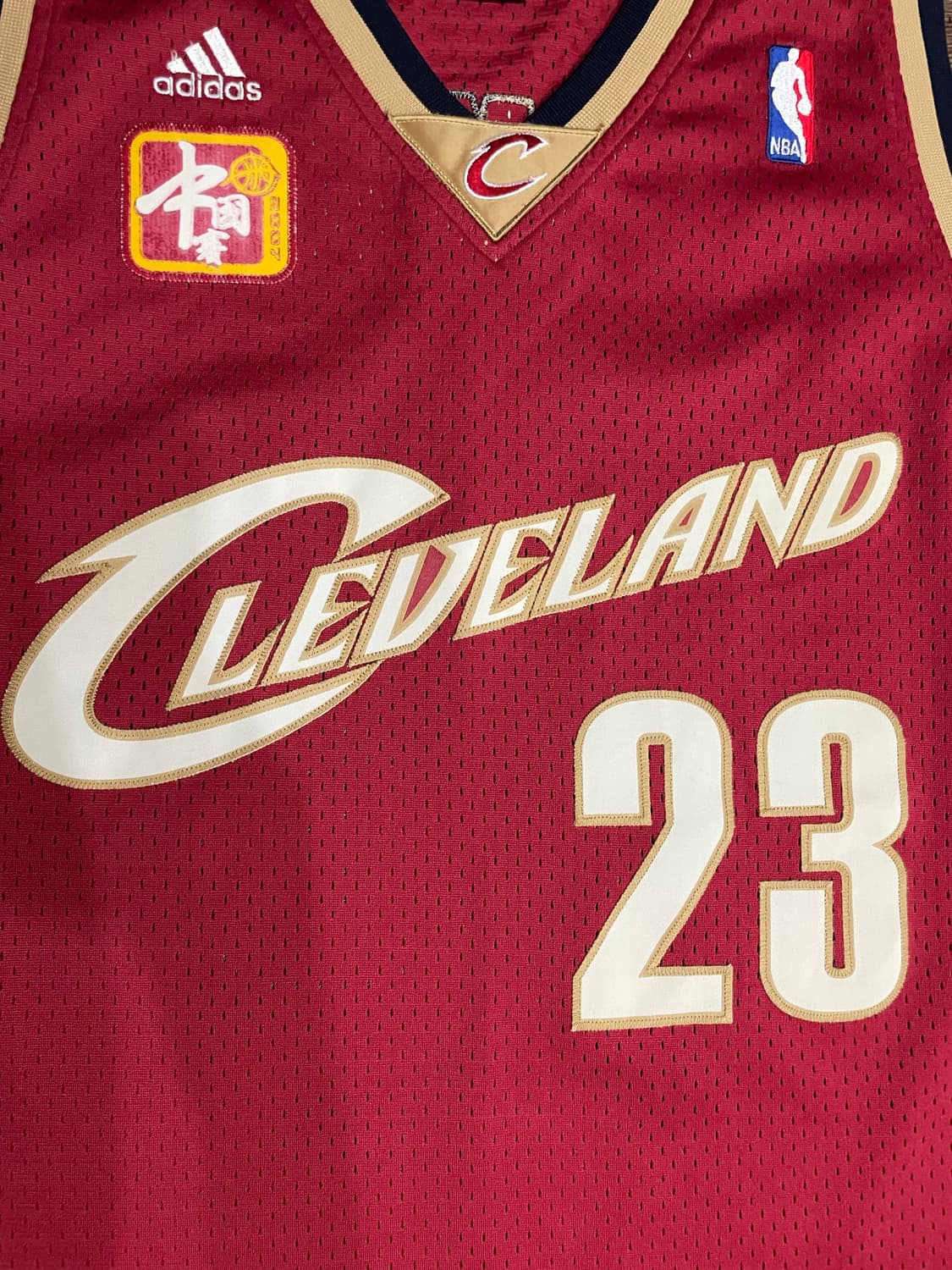 2007 아디다스 NBA 클리블랜드 르브론 제임스 농구 나시 유니폼 상품이미지5