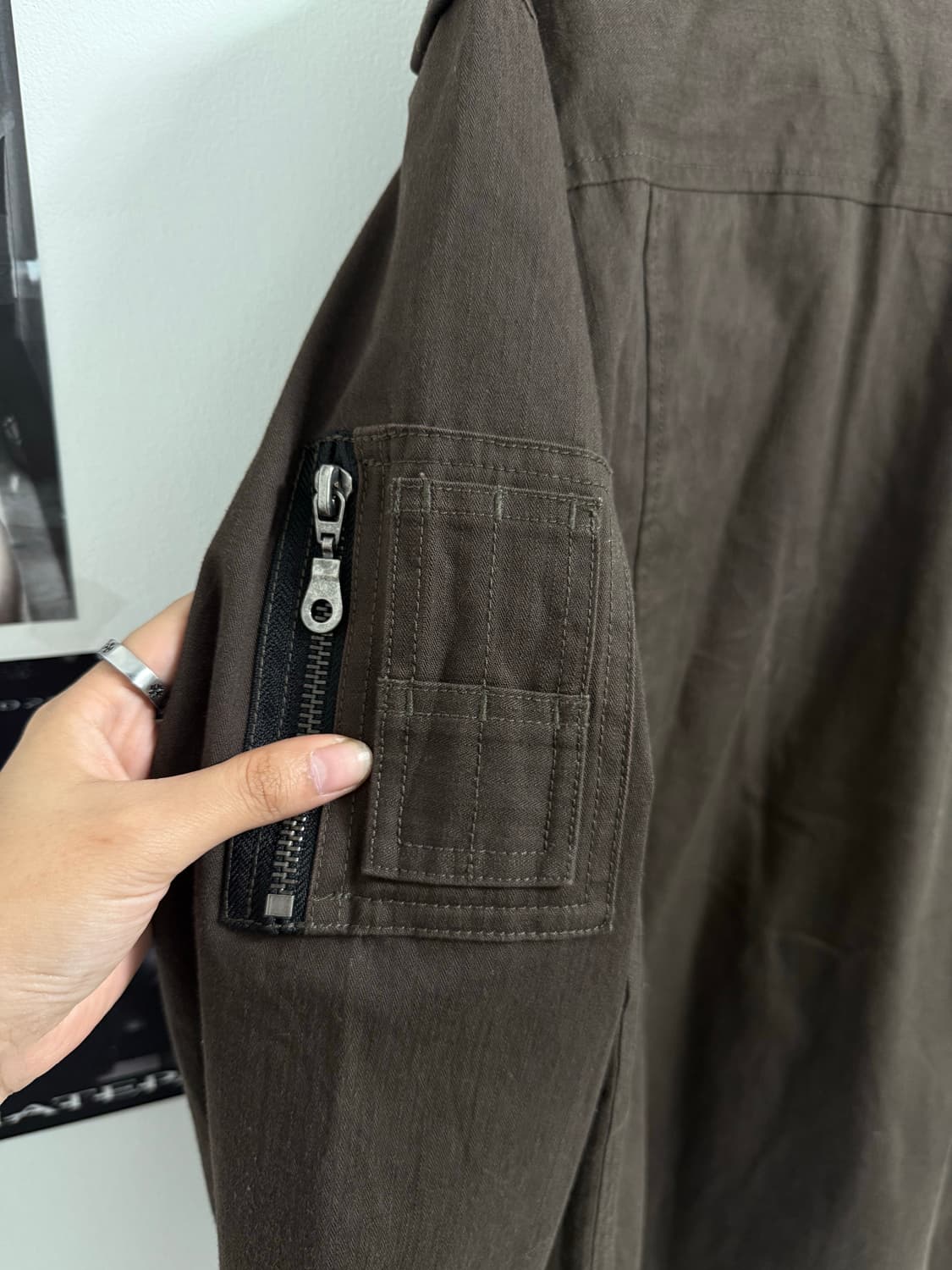 00s pocket detail shirts  상품이미지5