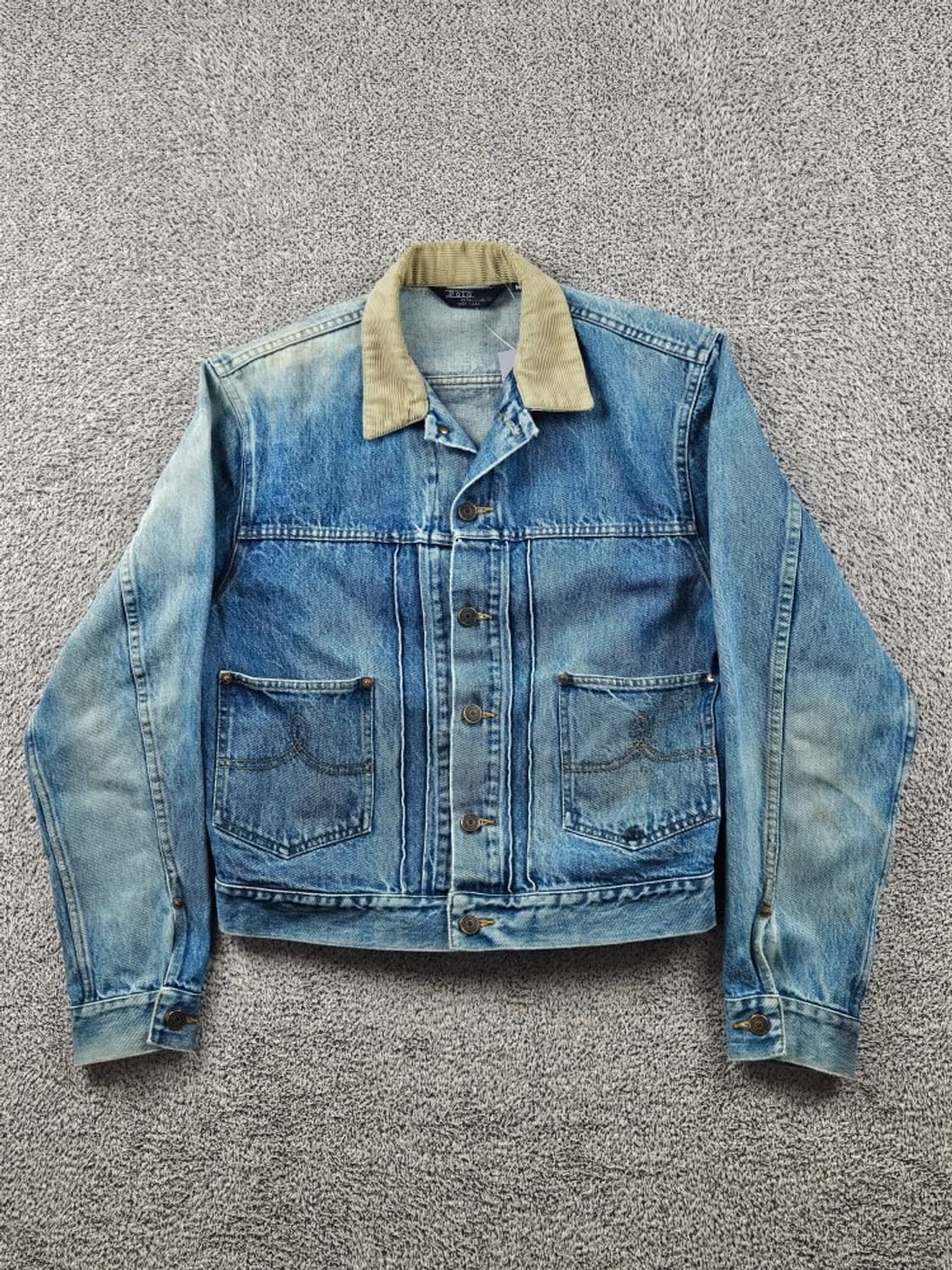 80's USA 폴로랄프로렌 워크 데님 트러커 자켓 (M)/ 10797 상품이미지2