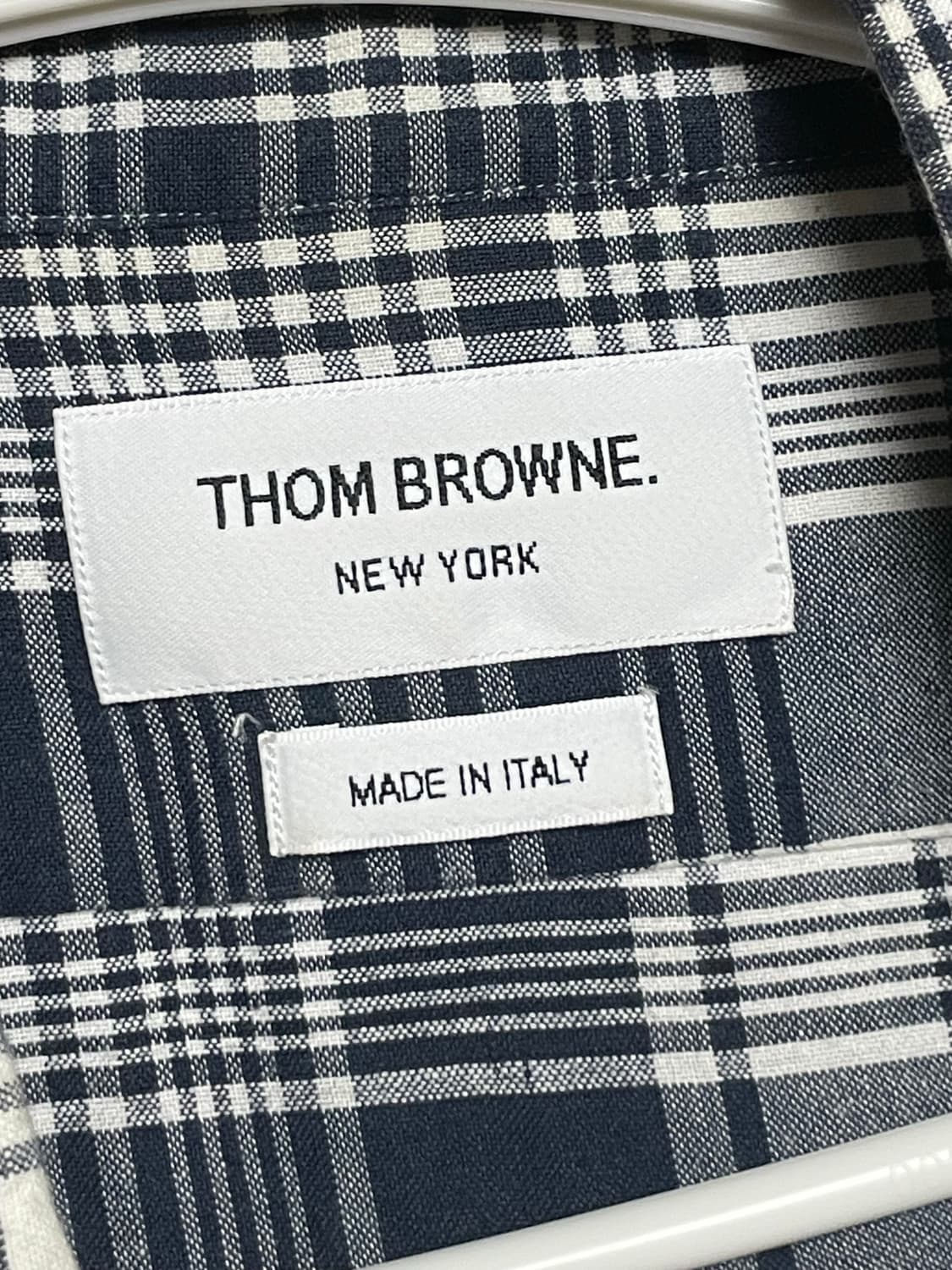 톰브라운 체크 암밴드 셔츠 4사이즈 상품이미지3
