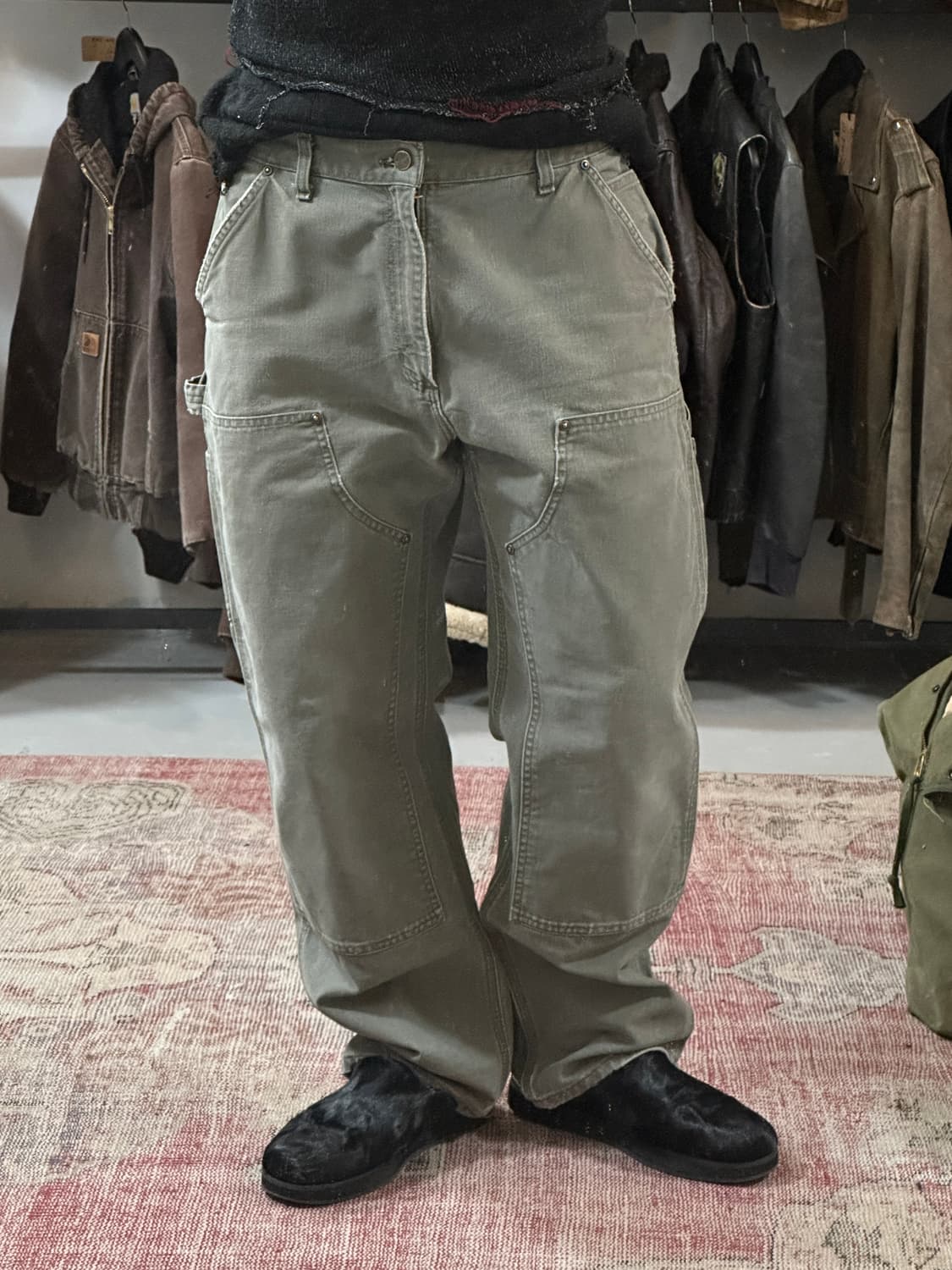 OG 칼하트 B136 더블니 MOS 칼하트 썩블니 모스그린 상품이미지10