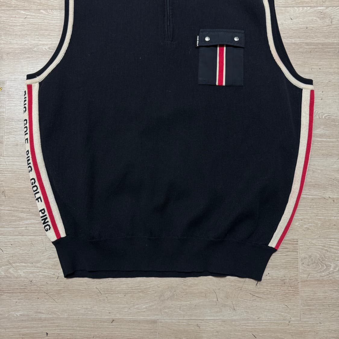 핑 골프웨어 니트 베스트 조끼 상품이미지4