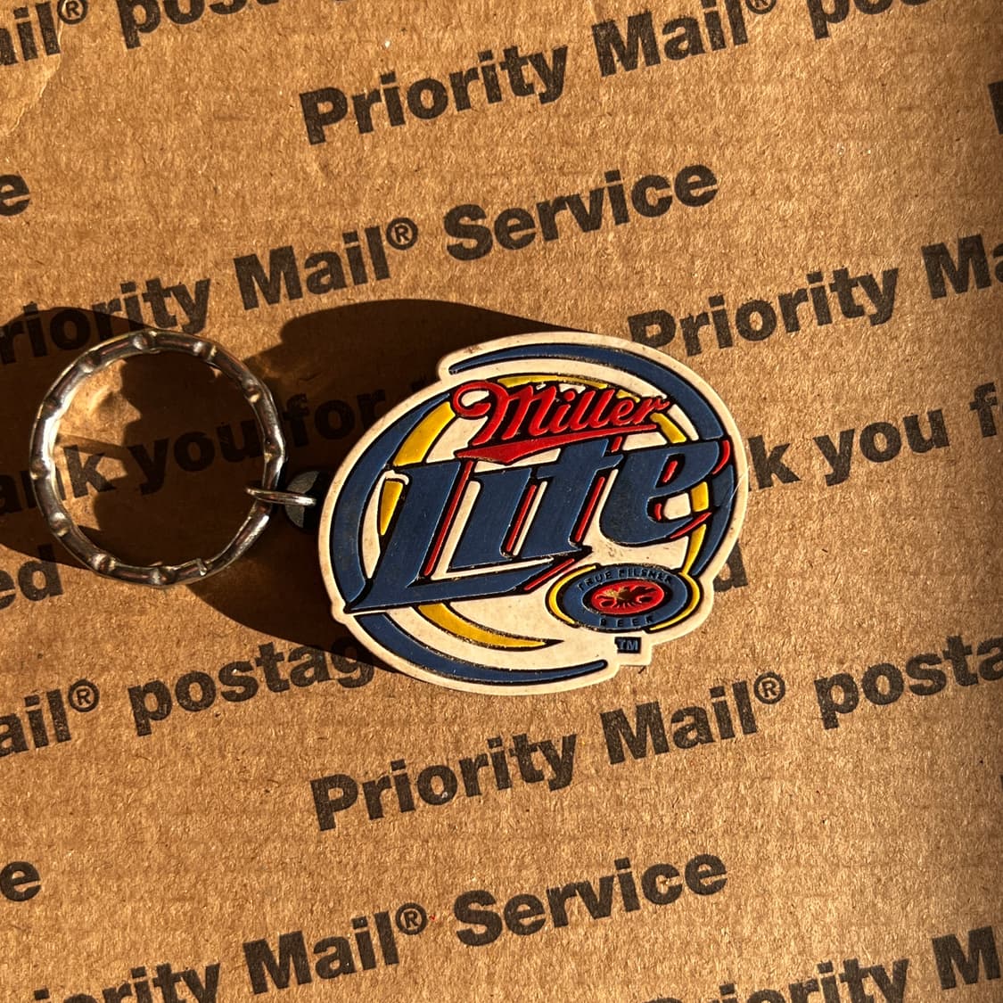 90s vtg Miller Lite Logo Keyring 상품이미지1