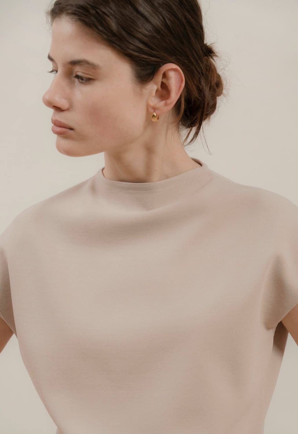 SS 고저스 하프 니트/ pink 상품이미지8