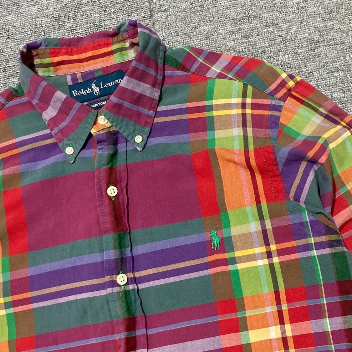 [M] 폴로랄프로렌 빈티지 체크 셔츠 상품이미지2