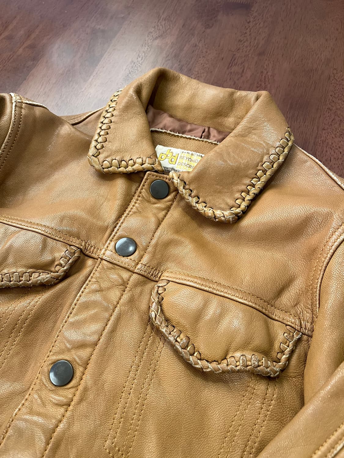 PHENOMENON 고트스킨 레더 자켓  상품이미지3