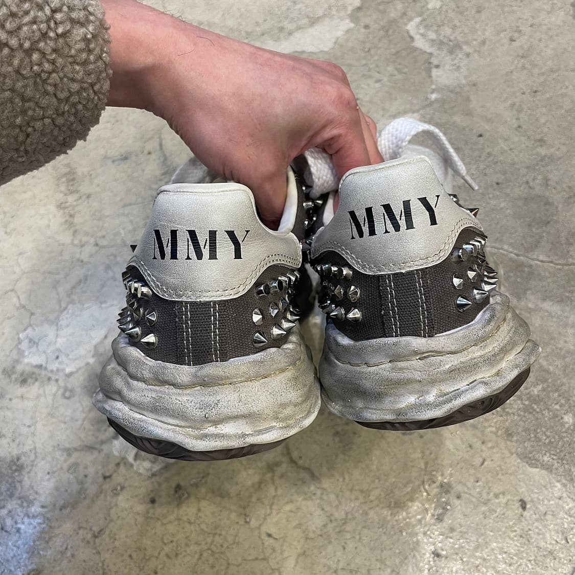 미하라 야스히로 PETERSON23 스터드 스니커즈 상품이미지8