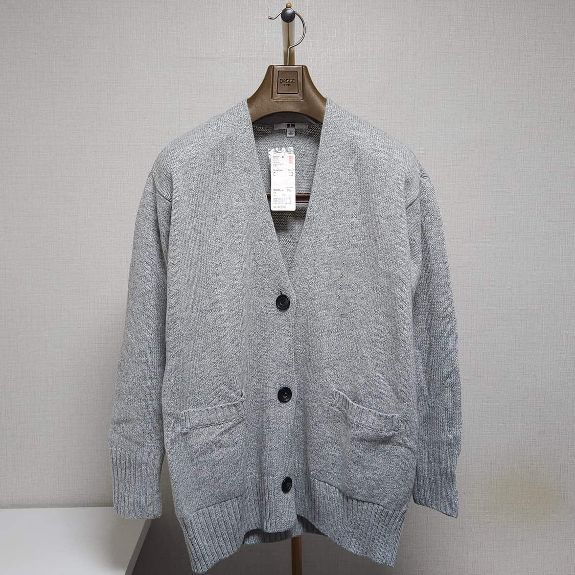 새상품 ( S ) 유니클로 헤비게이지 오버사이즈 가디건 상품이미지1