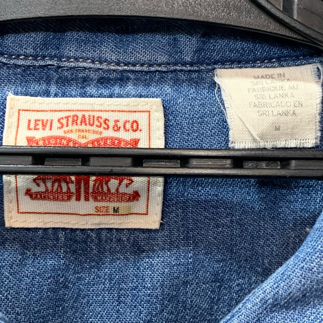 [M] 리바이스 롱 데님 셔츠 상품이미지4