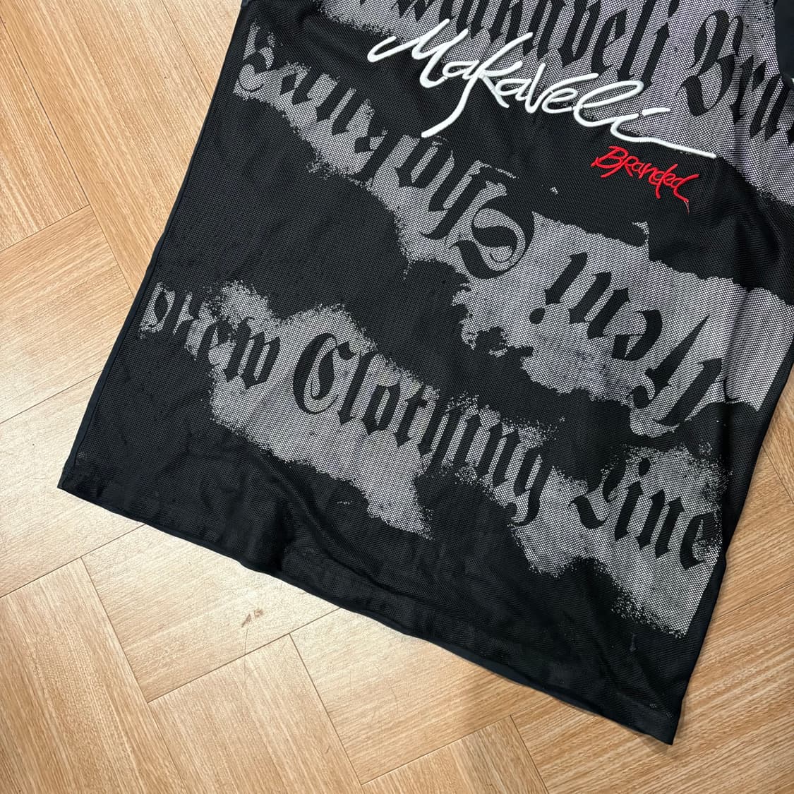 투팍 마카벨리 코튼&매쉬 믹스 롱슬리브 티셔츠 상품이미지5