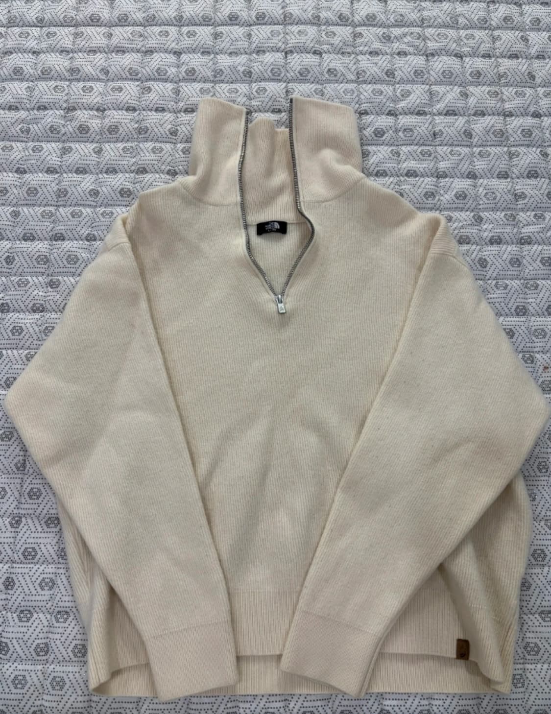 노스페이스 반집업 니트 아이보리 ~66 상품이미지1