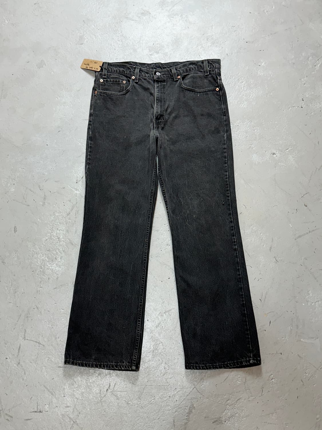 90's USA Made 리바이스 517 블랙 부츠컷 플레어진 상품이미지1