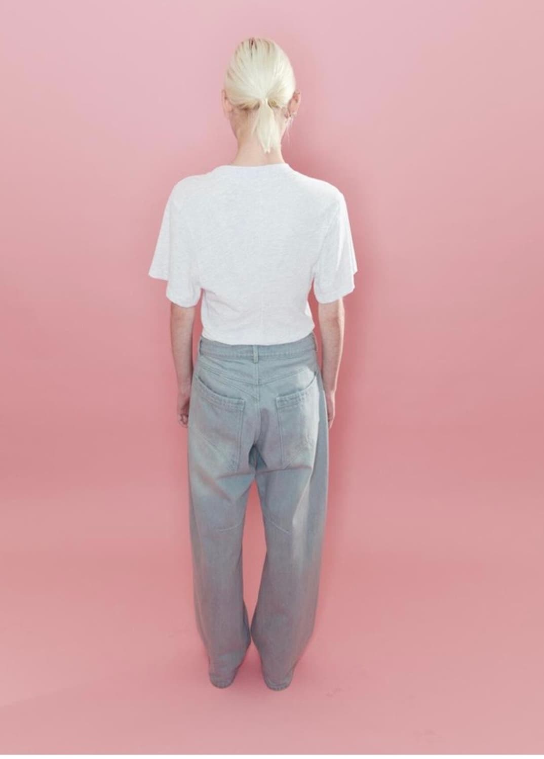 오들리워크샵 데님 바지 Wide Jeans, Debris 상품이미지3